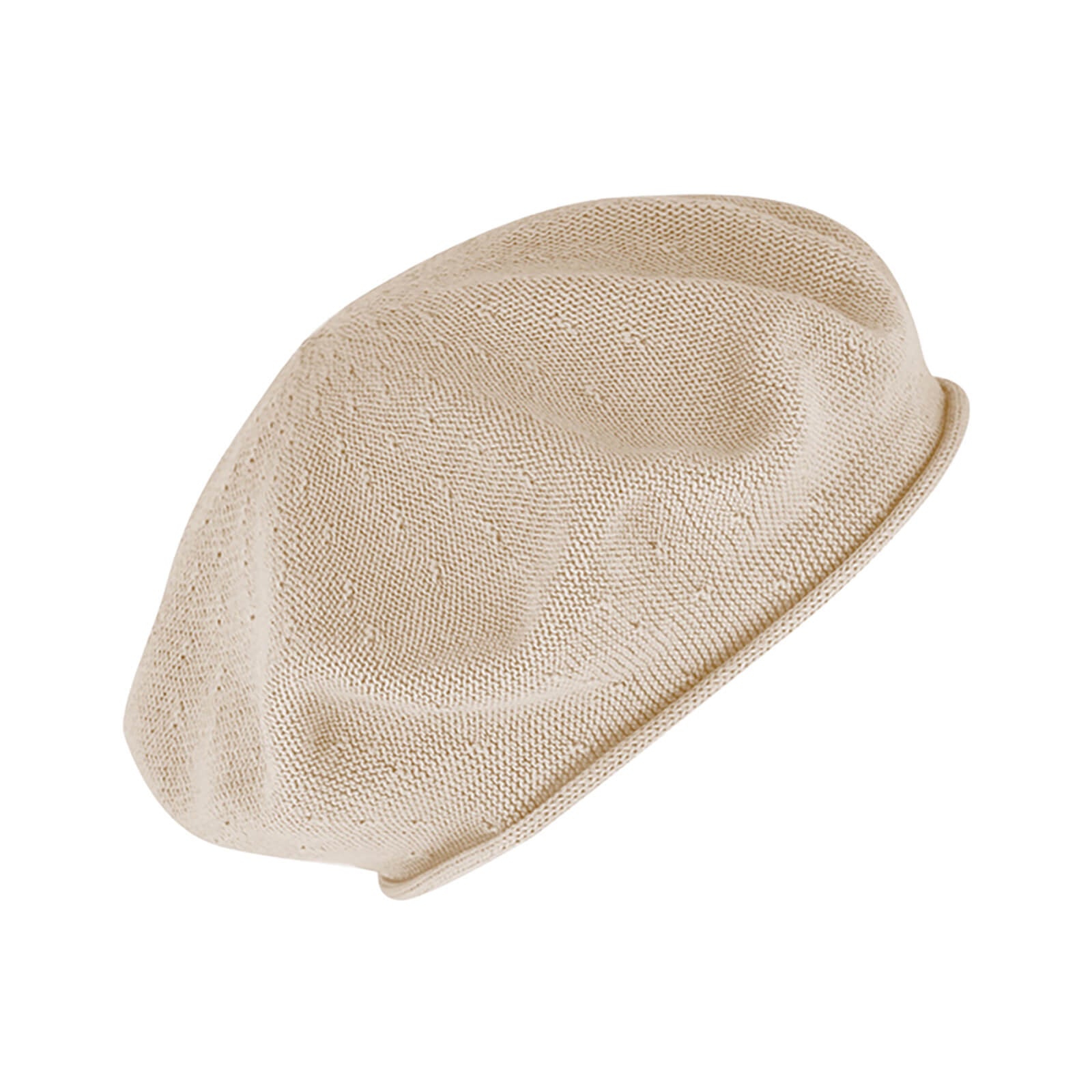 Fiebig Strickbaske uni mit Rollrand