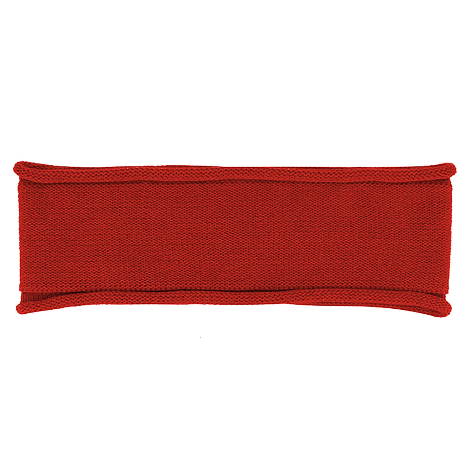 Fiebig Strickstirnband uni Rollrand GOTS