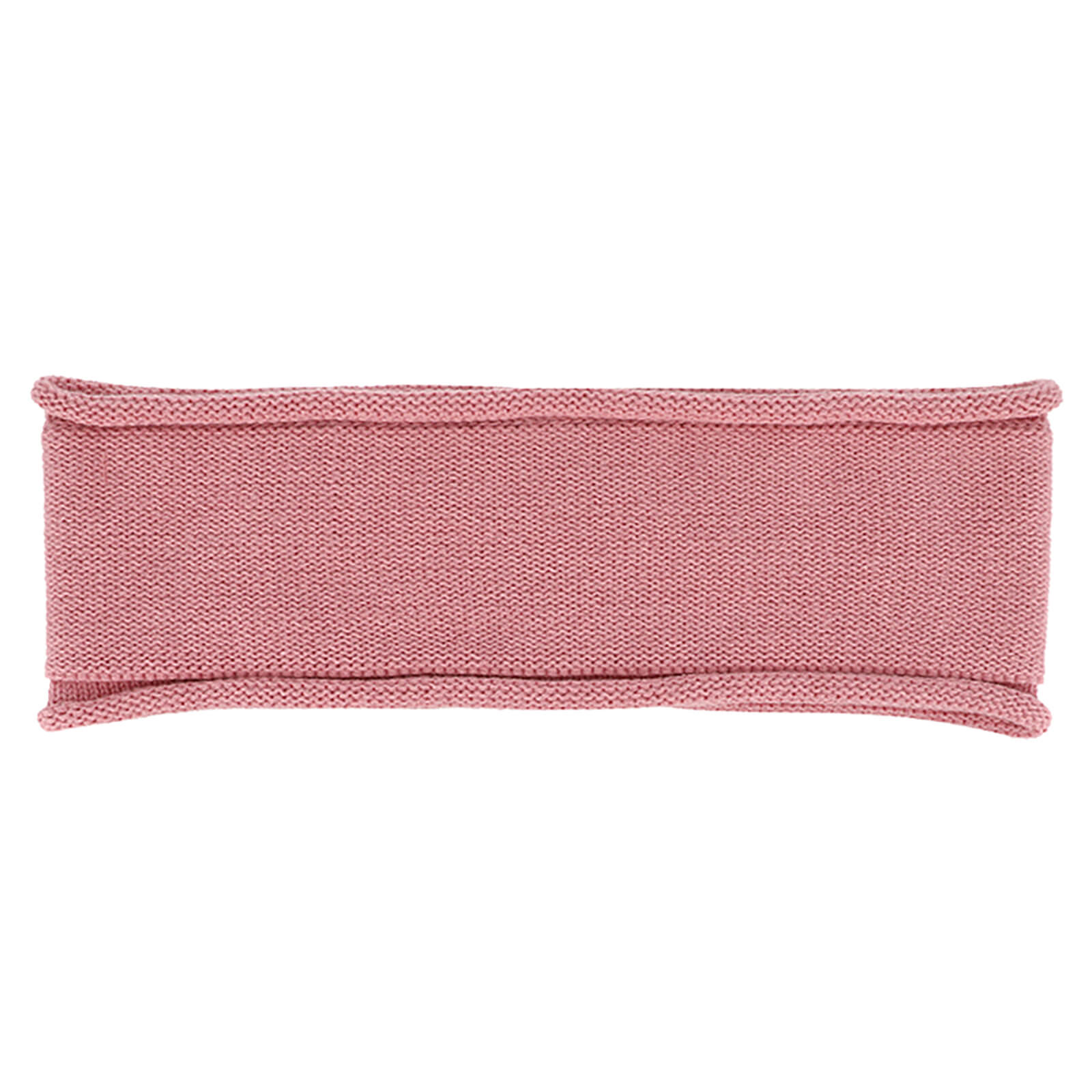 Fiebig Strickstirnband uni Rollrand GOTS