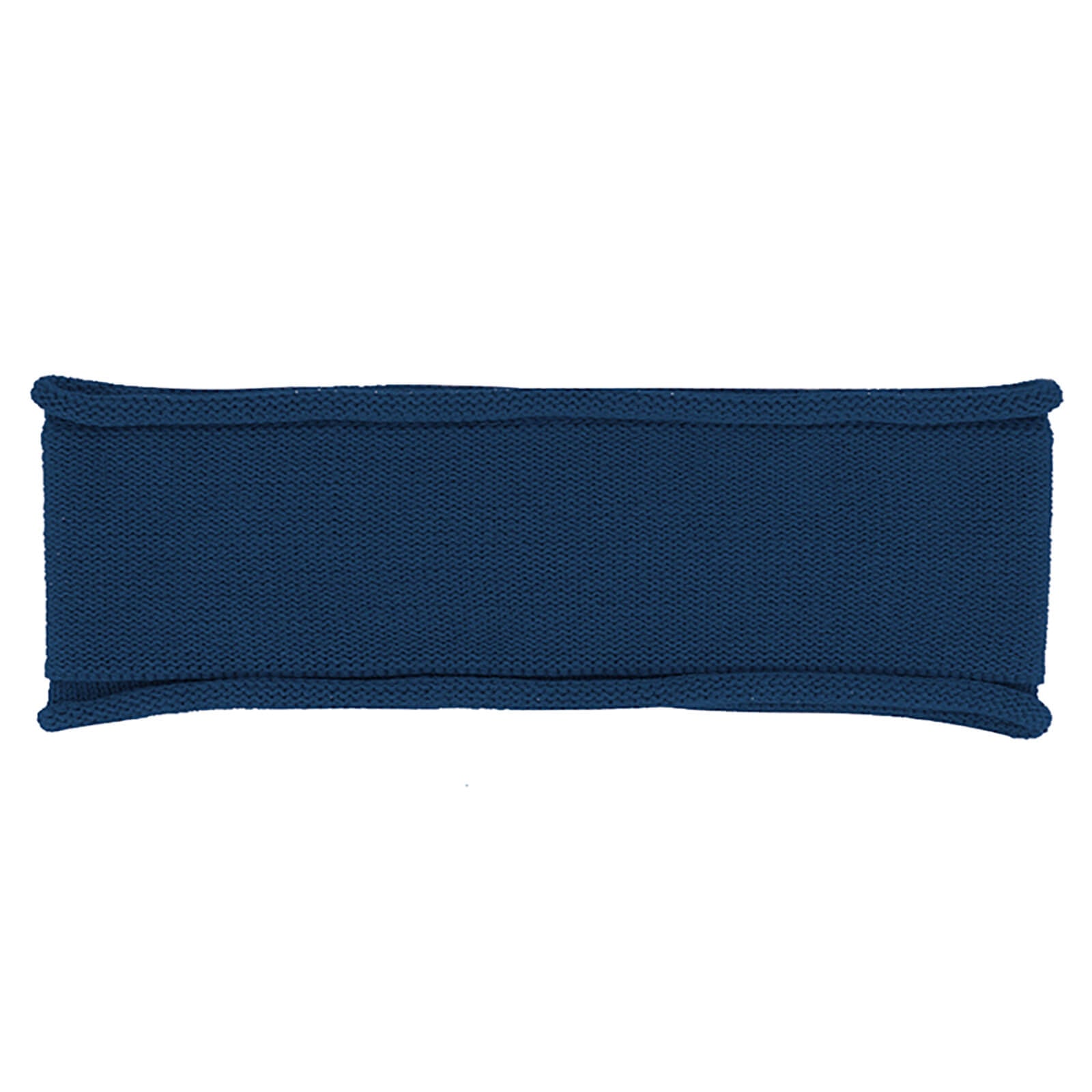 Fiebig Strickstirnband uni Rollrand GOTS