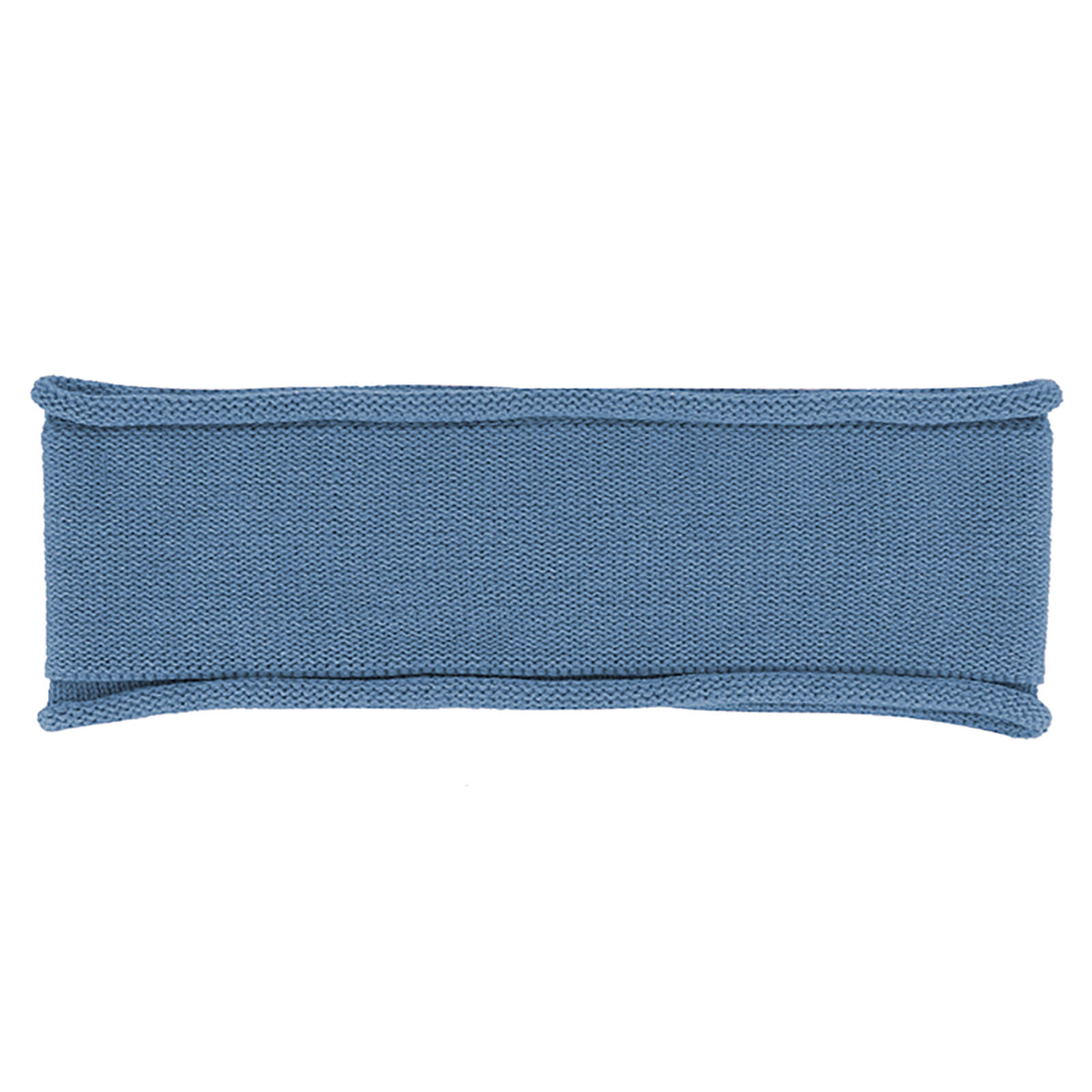Fiebig Strickstirnband uni Rollrand GOTS