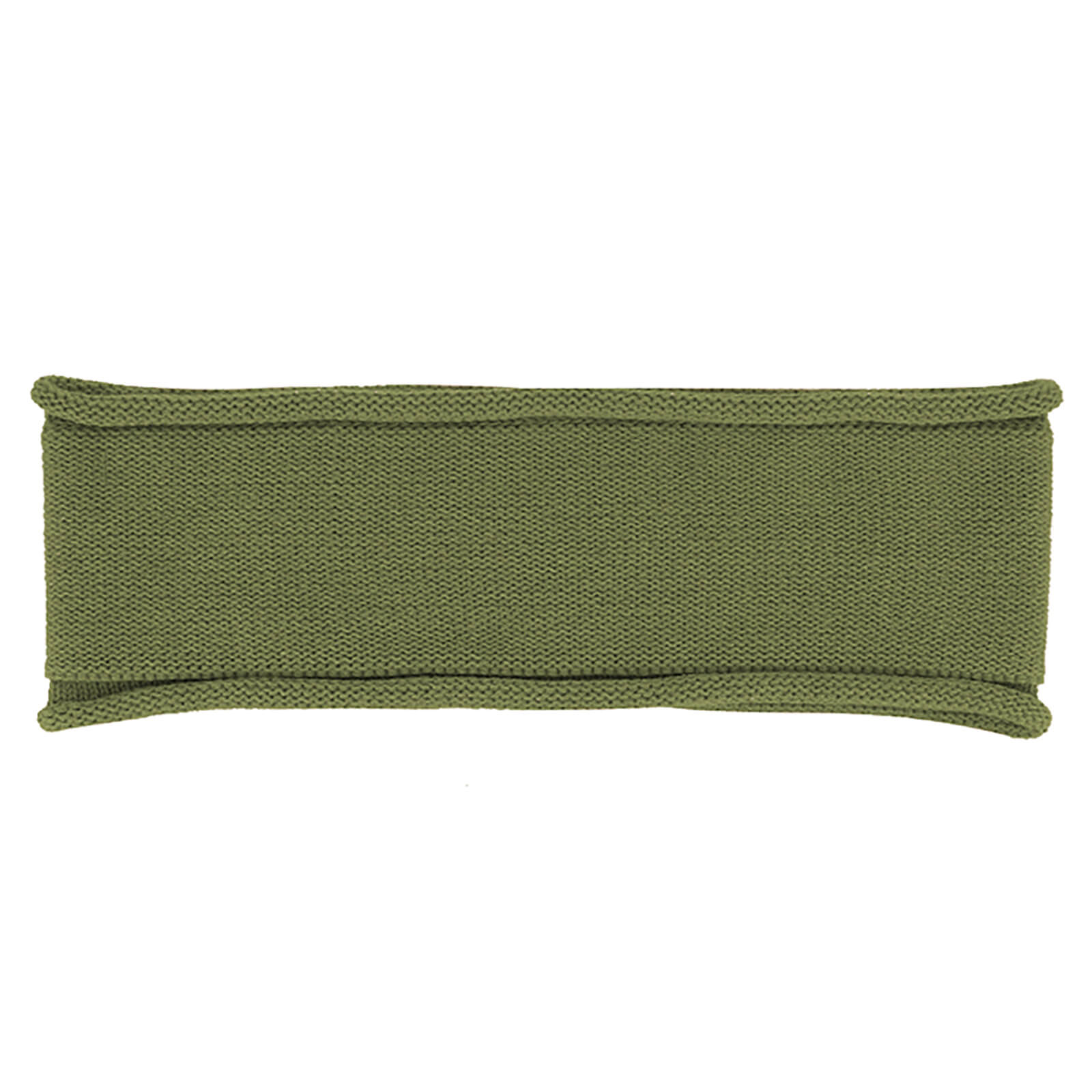 Fiebig Strickstirnband uni Rollrand GOTS