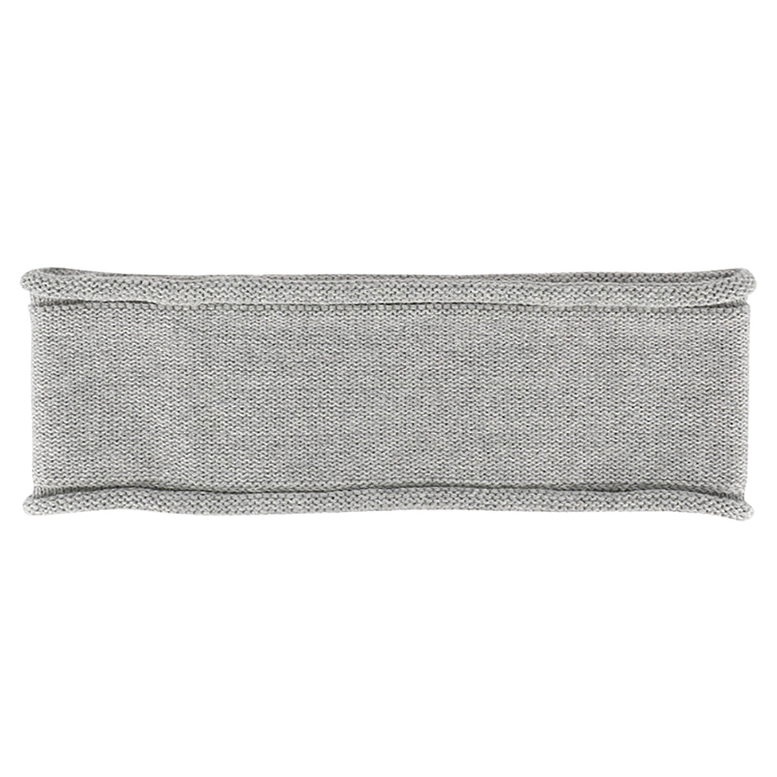 Fiebig Strickstirnband uni Rollrand GOTS