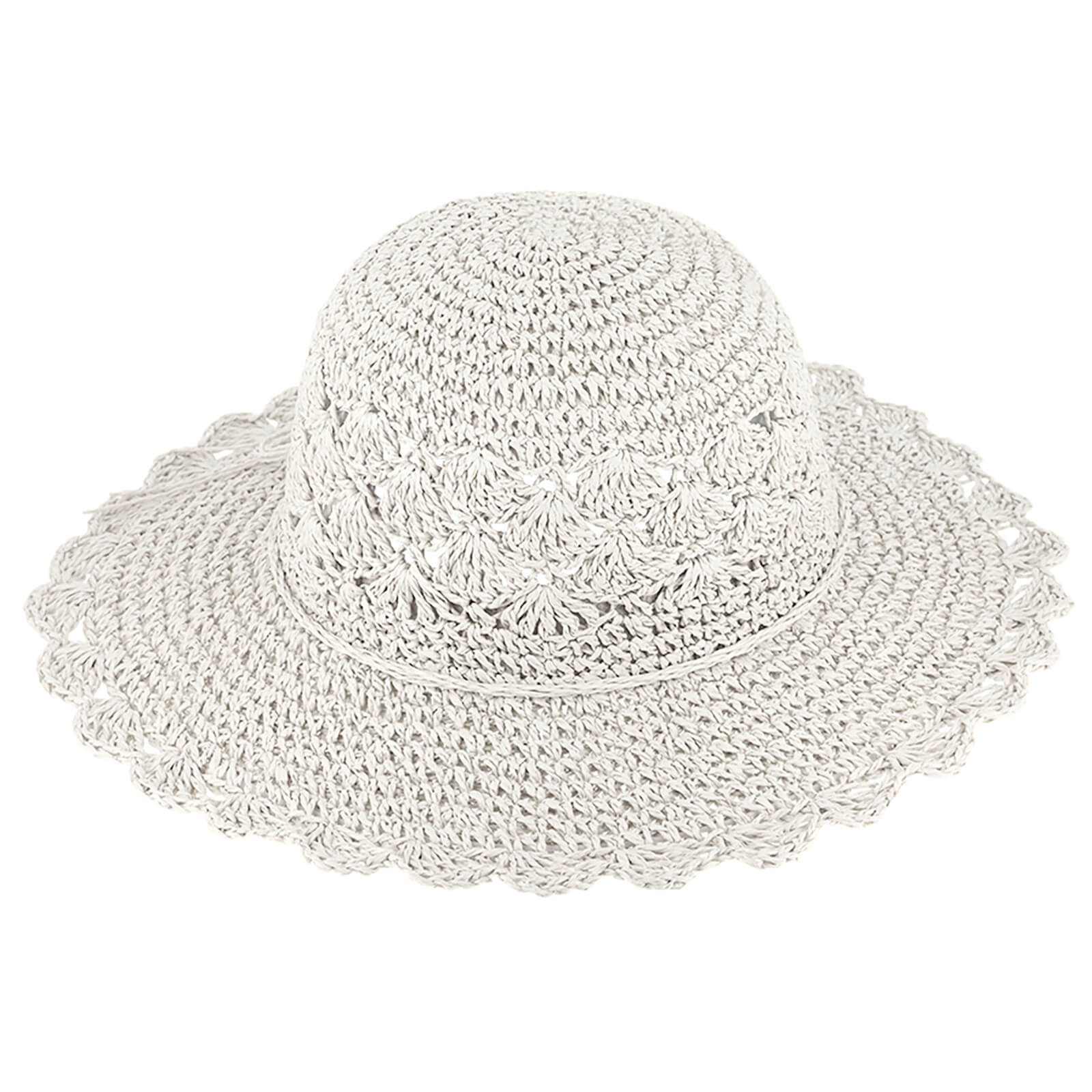 Fiebig Papierhut Glocke Crochet uni