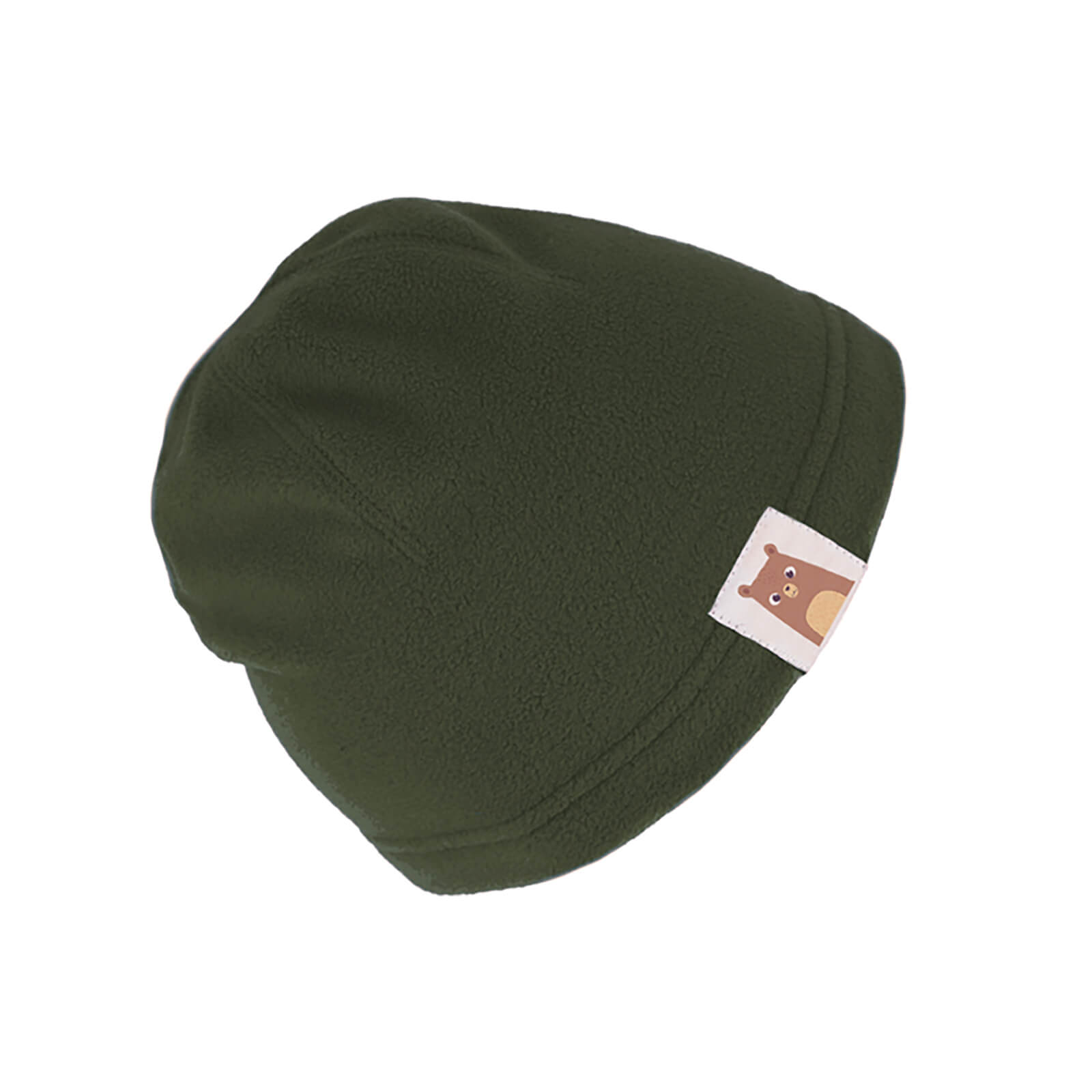 Fiebig Stoffmütze Fleece uni Oliv