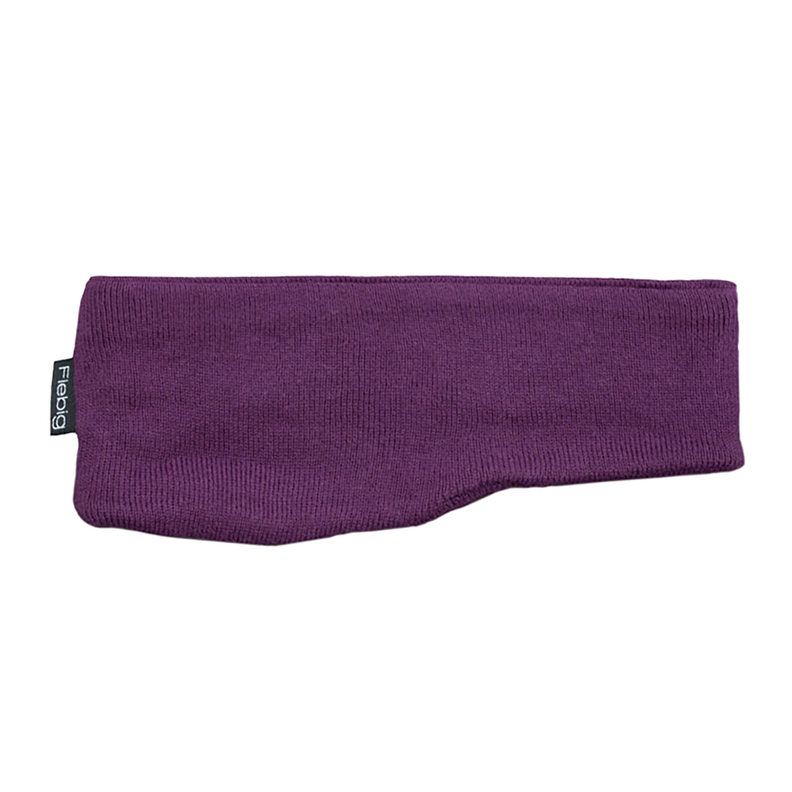 Fiebig Strickstirnband Baumwolle uni