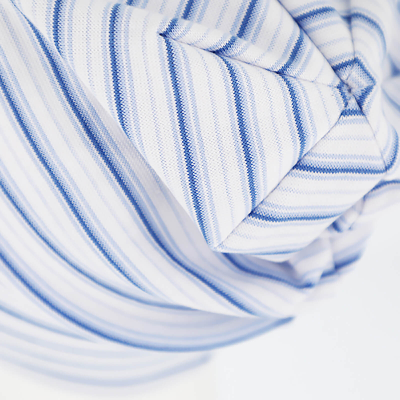 Fiebig Stoffmütze Beanie Jersey gestreift Himmelblau