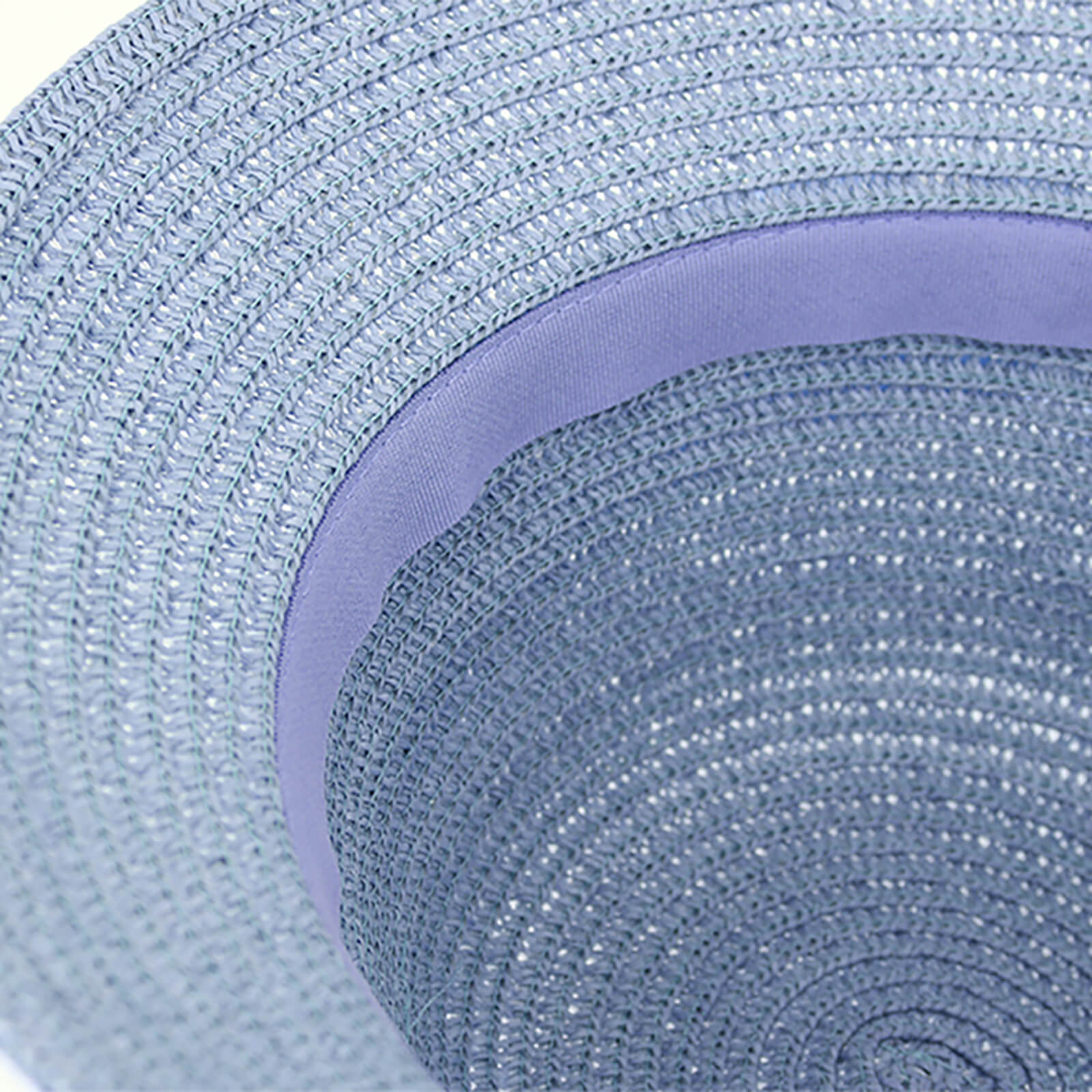 Fiebig Papierhut Glocke uni gepunktetes Band Himmelblau