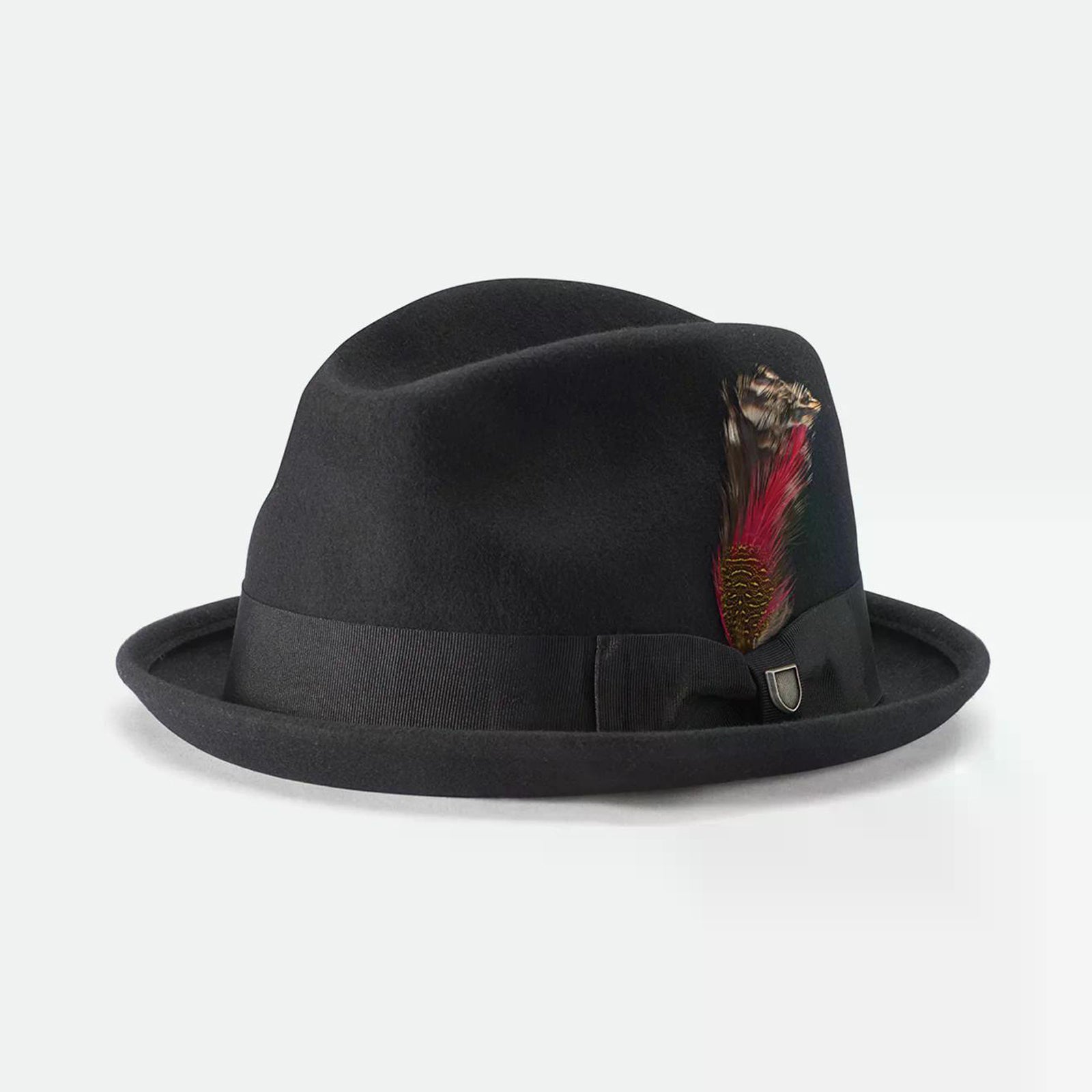 Brixton Wollfilzhut Gain Fedora Schwarz