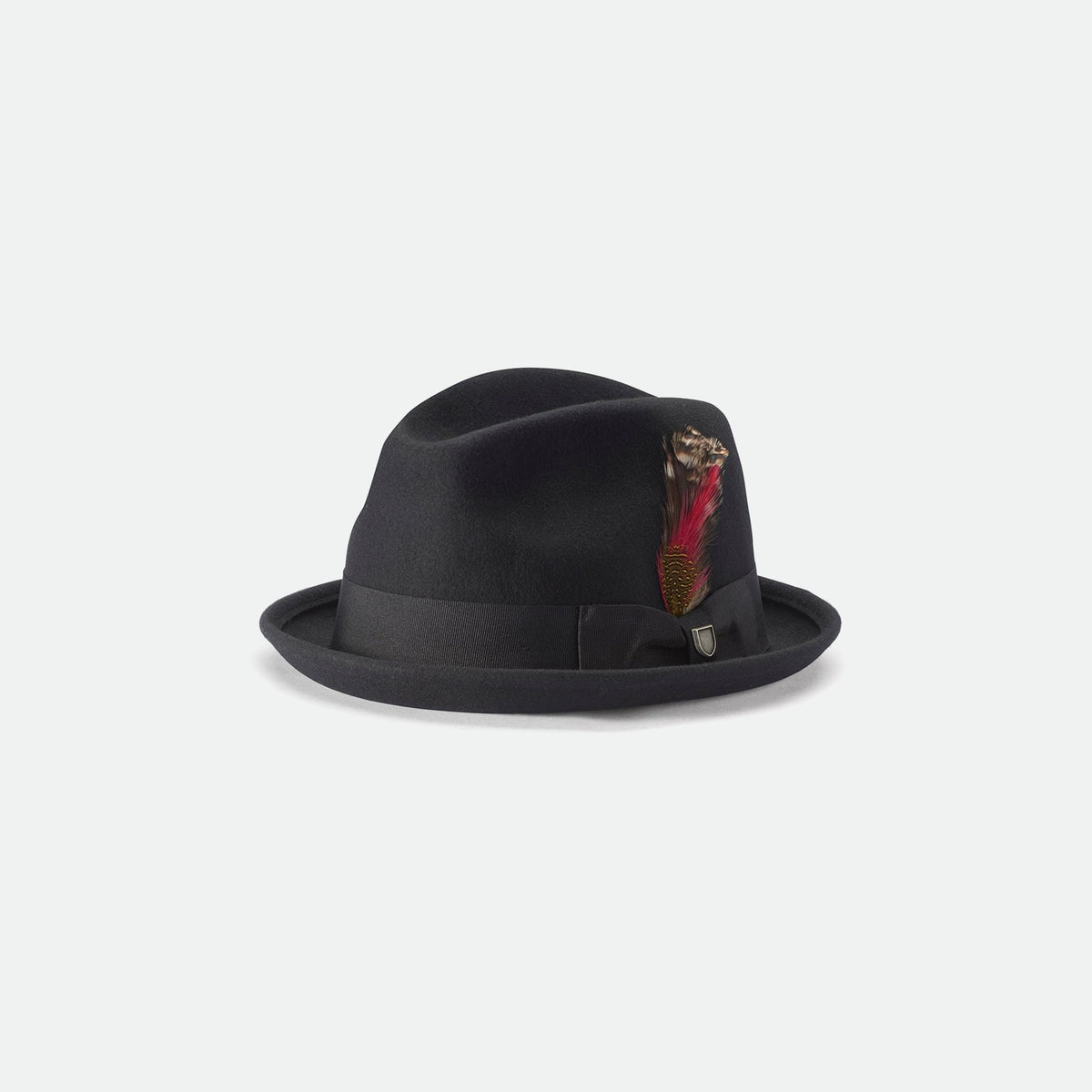 Brixton Wollfilzhut Gain Fedora Schwarz