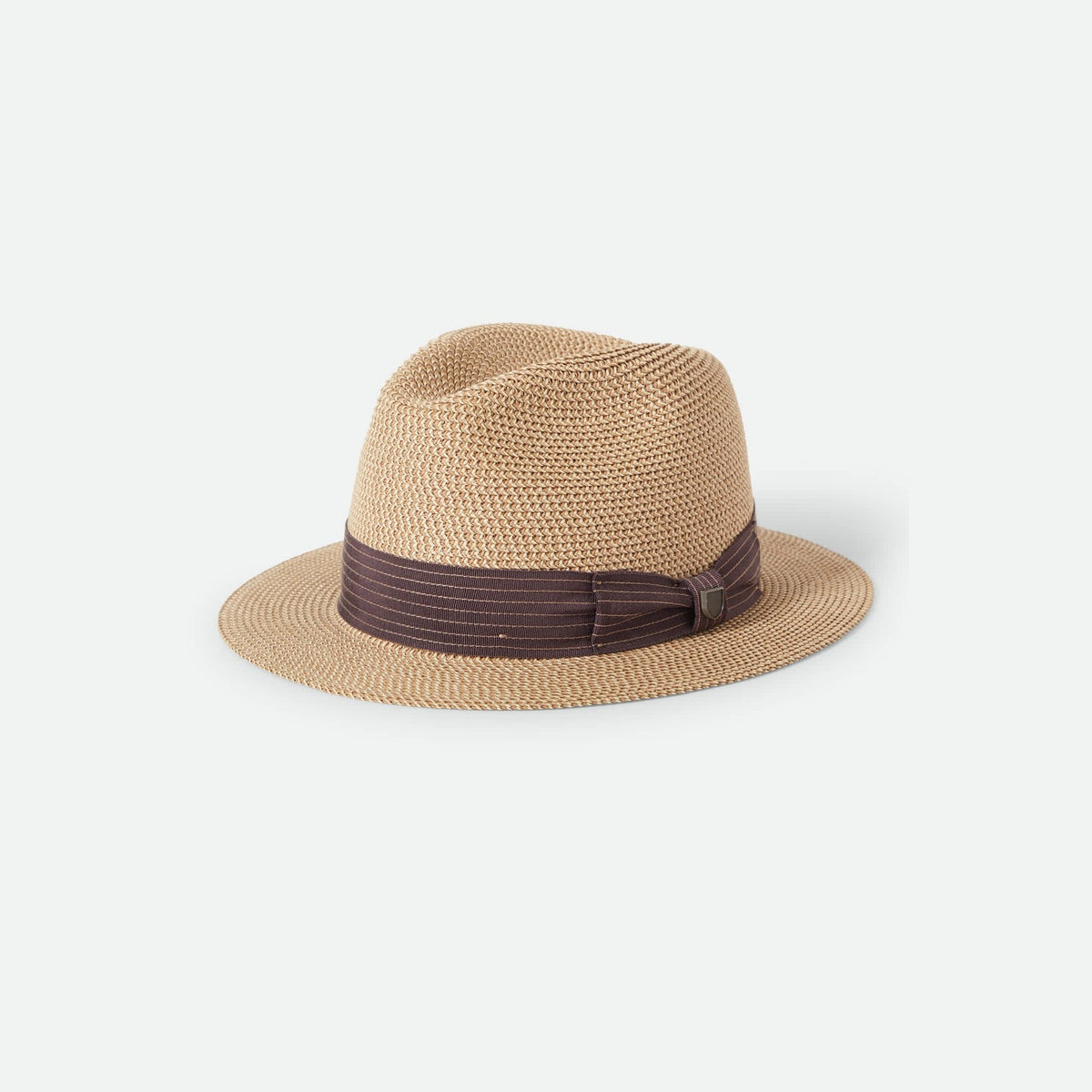 Brixton Strohhut Roma Packable Fedora Braun/Schoko