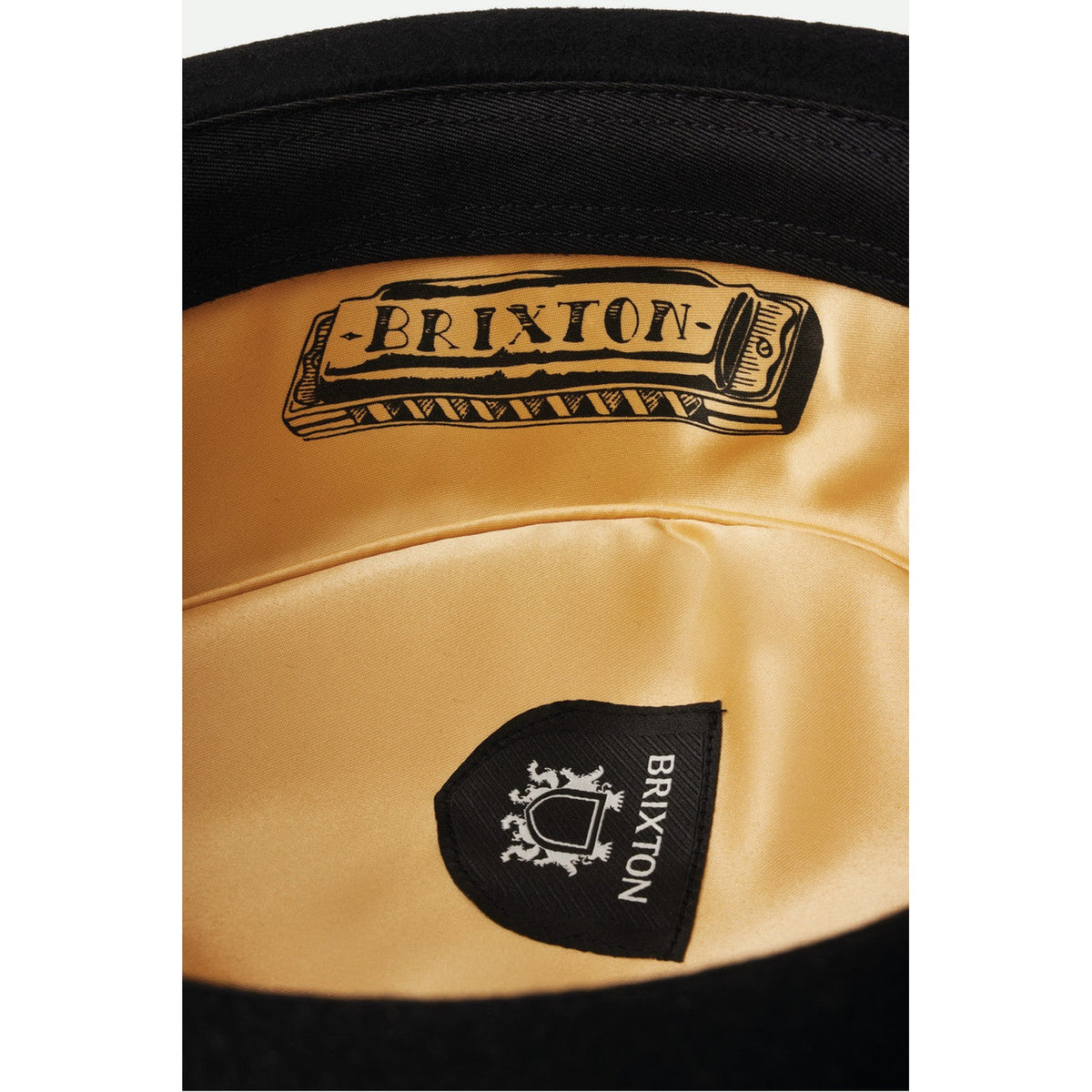 Brixton Wollfilzhut Stout Pork Pie Schwarz – Abbildung 4