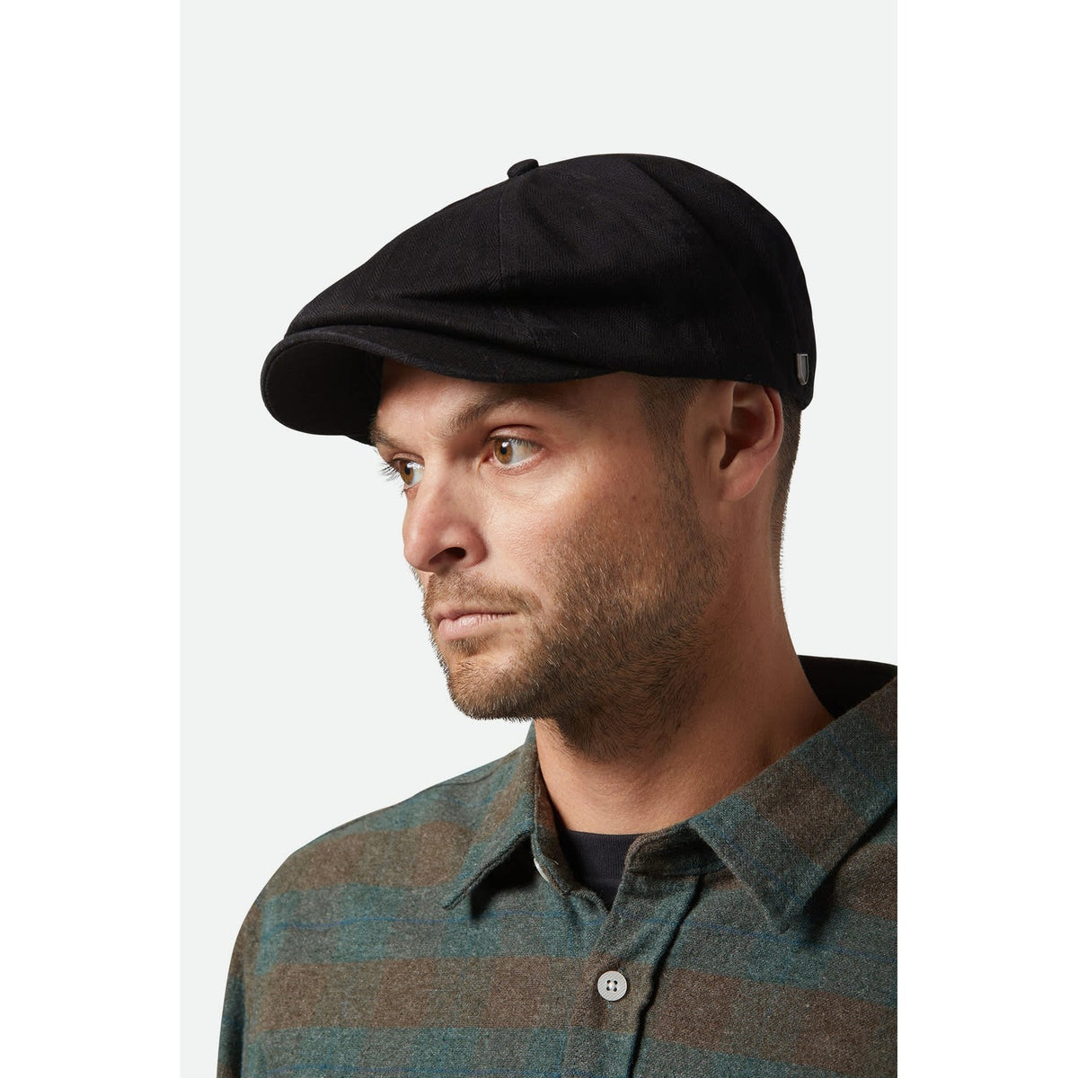 Brixton Snap Cap Brood Schwarz – Abbildung 4
