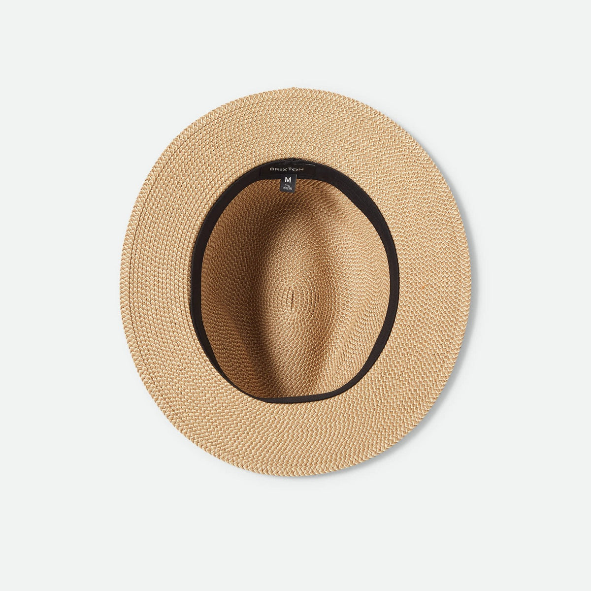Brixton Strohhut Roma Packable Fedora Braun/Schoko – Abbildung 2
