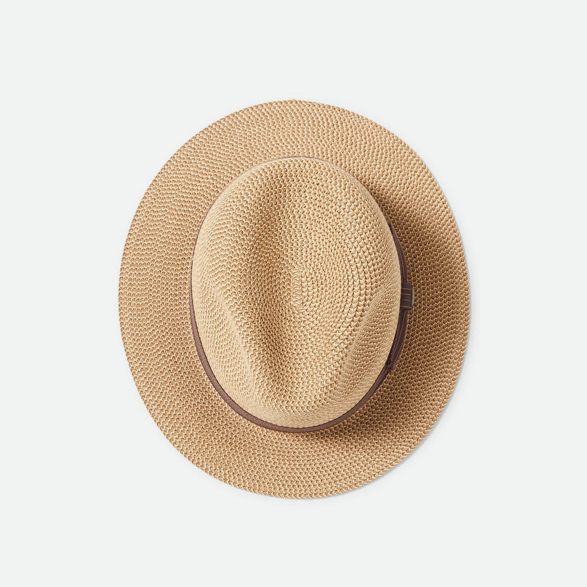 Brixton Strohhut Roma Packable Fedora Braun/Schoko – Abbildung 3