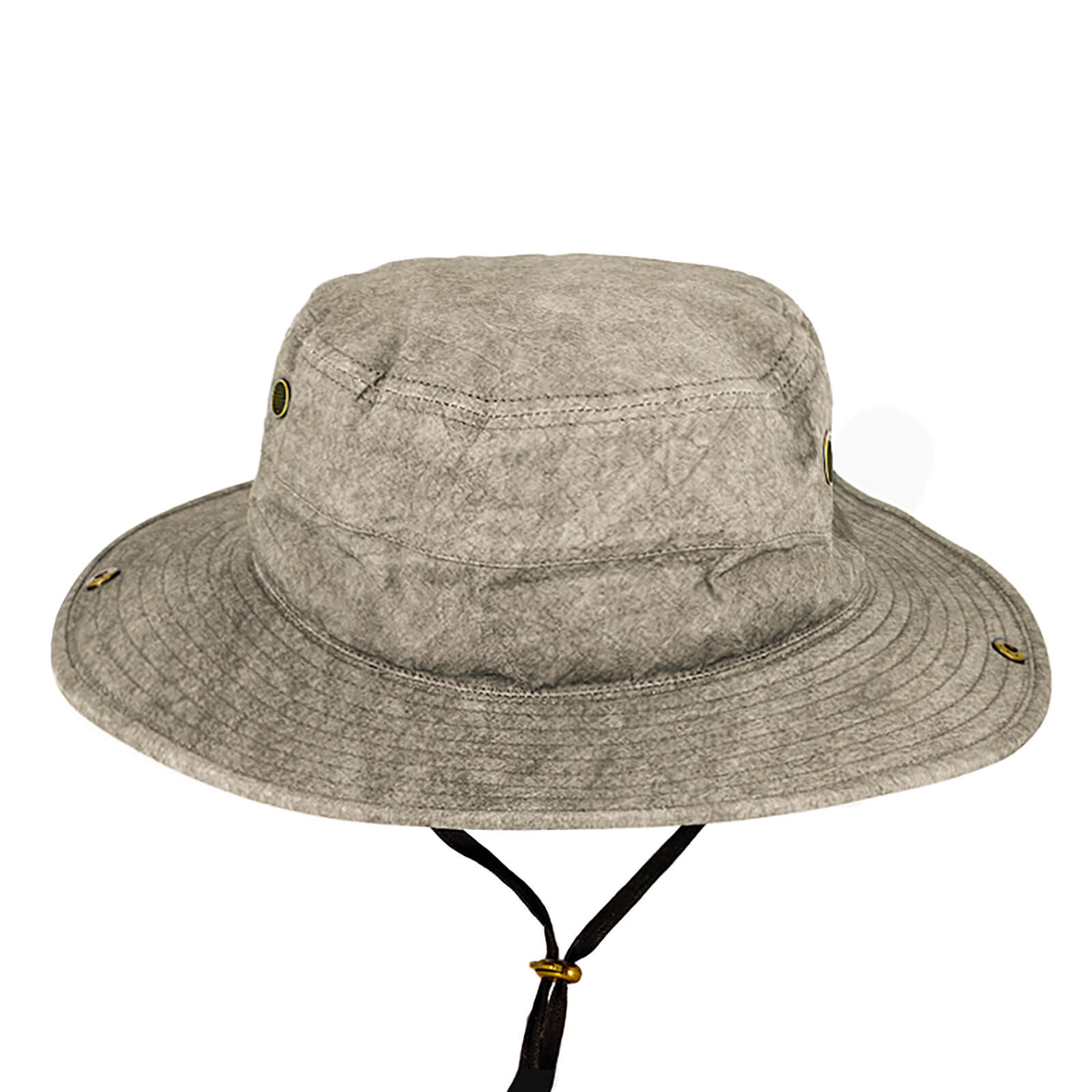 Fiebig Funktionshut mit Druckknöpfen verstellbares Kinnband UV-Schutz Beige