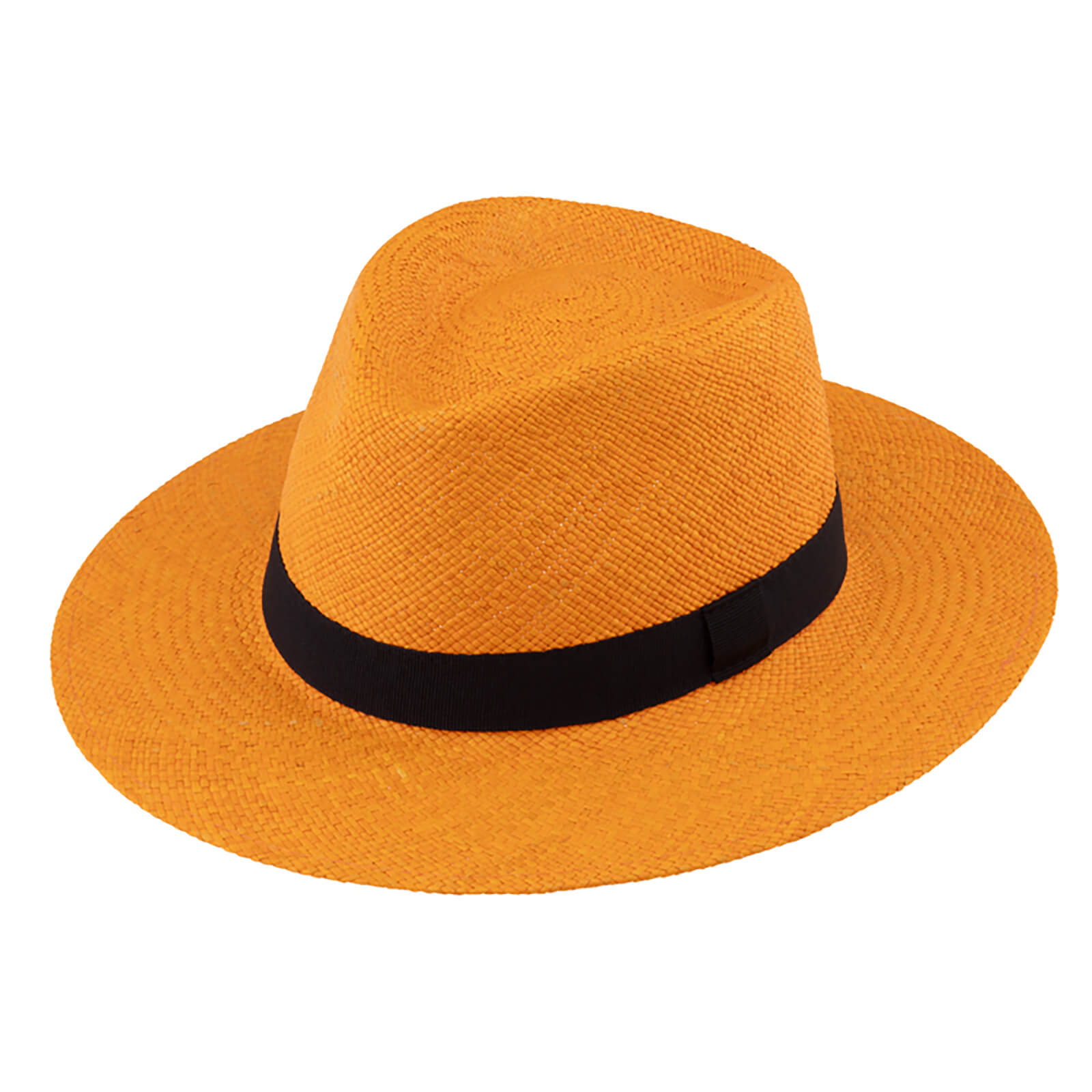 Fiebig Panamahut Traveller mit Ripsband Orange