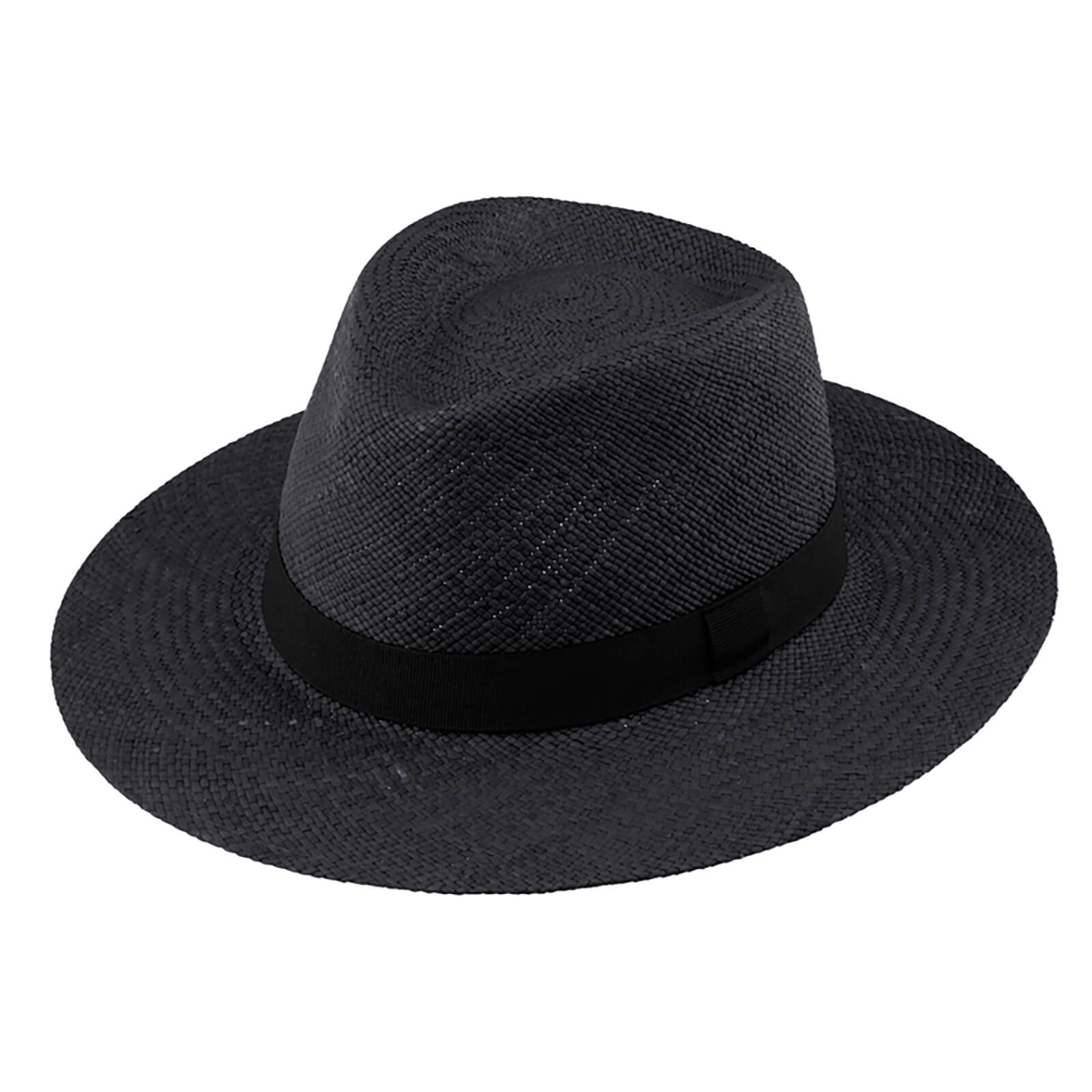 Fiebig Panamahut Traveller mit Ripsband Schwarz