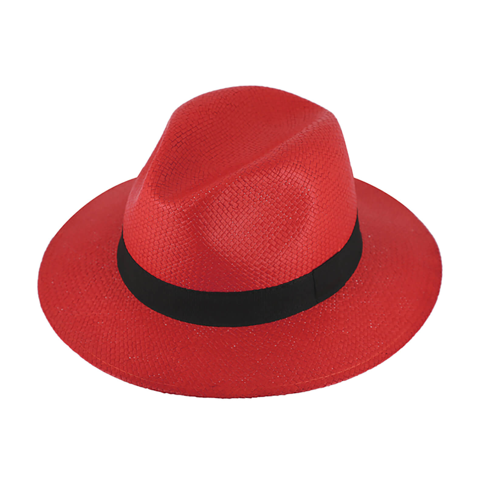 Fiebig Papierhut Traveller mit Ripsband Signalrot
