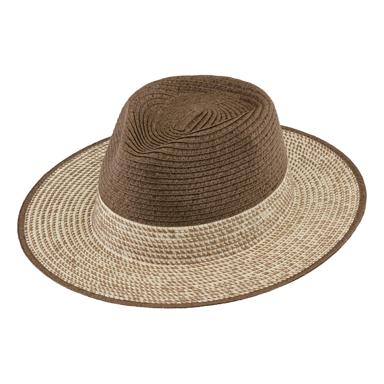 Fiebig Papierhut Traveller melange und uni Cognac