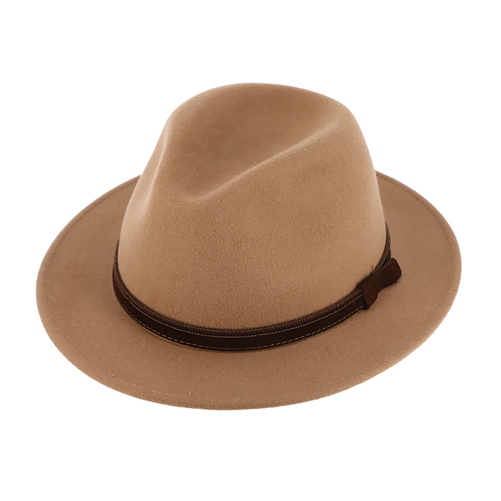 Fiebig Wollfilzhut Traveller mit kurzer Krempe Camel