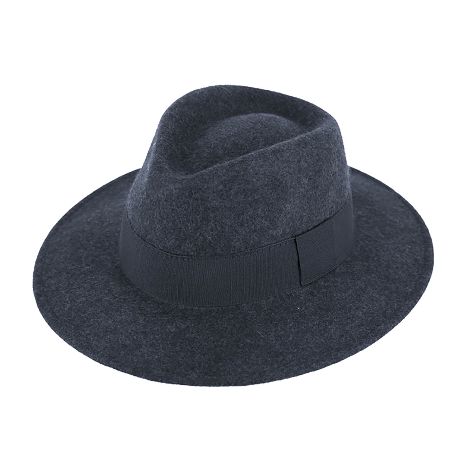 Fiebig Wollfilzhut Traveller melange Marineblau