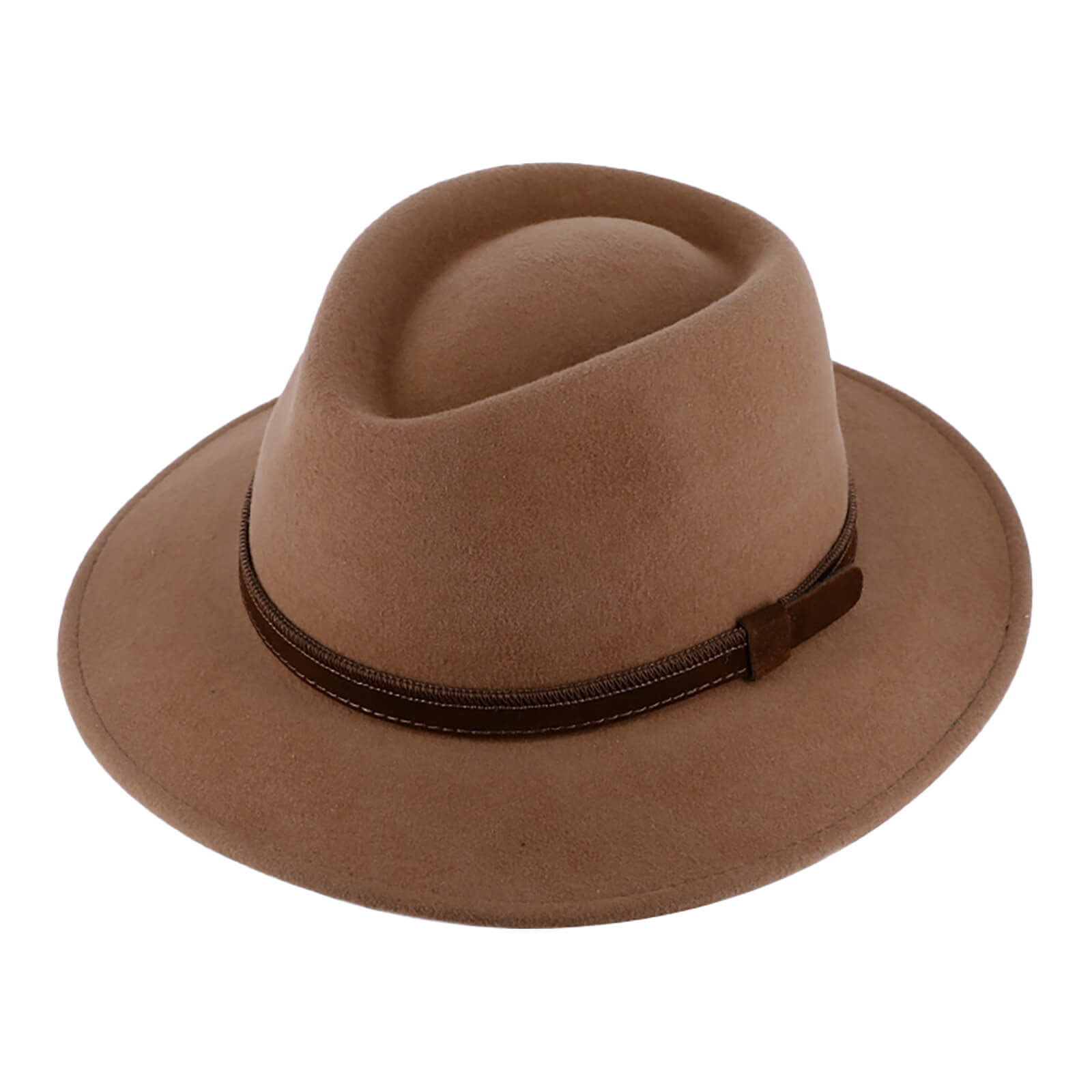 Fiebig Wollfilzhut Traveller Kaschmir uni Camel