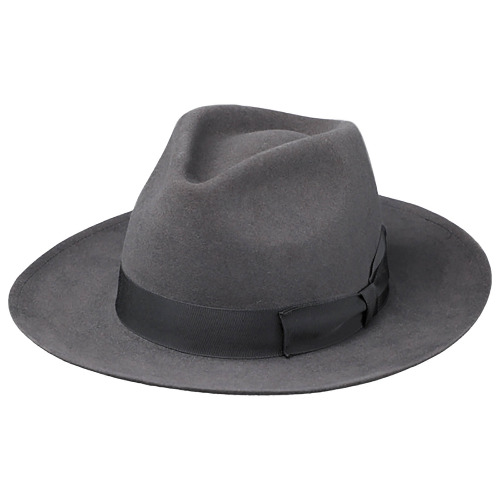 Fiebig Haarfilzhut Fedora Bogart Taupe