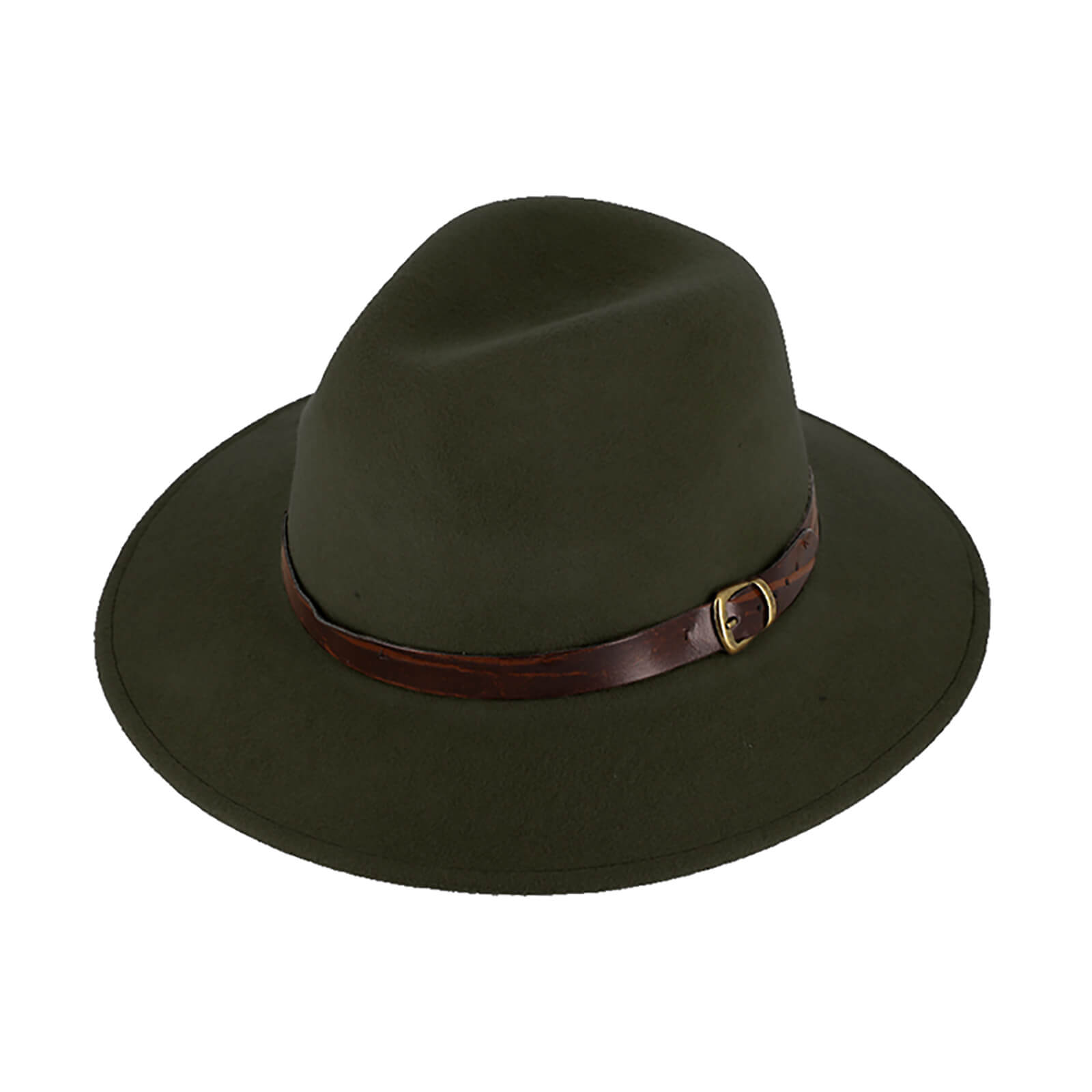Fiebig Wollfilzhut Traveller Indiana Jones crushable und waterproof Oliv