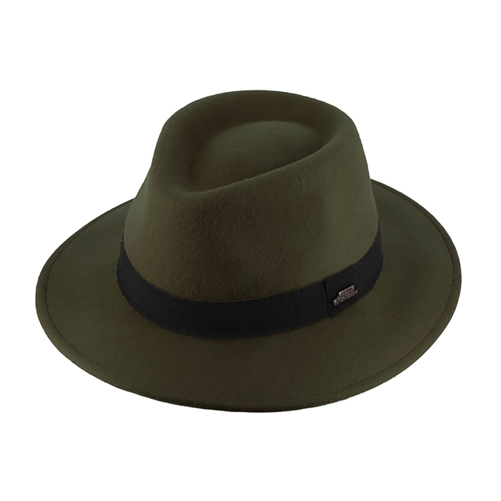 Fiebig Wollfilzhut Fedora waterproof und crushable Oliv