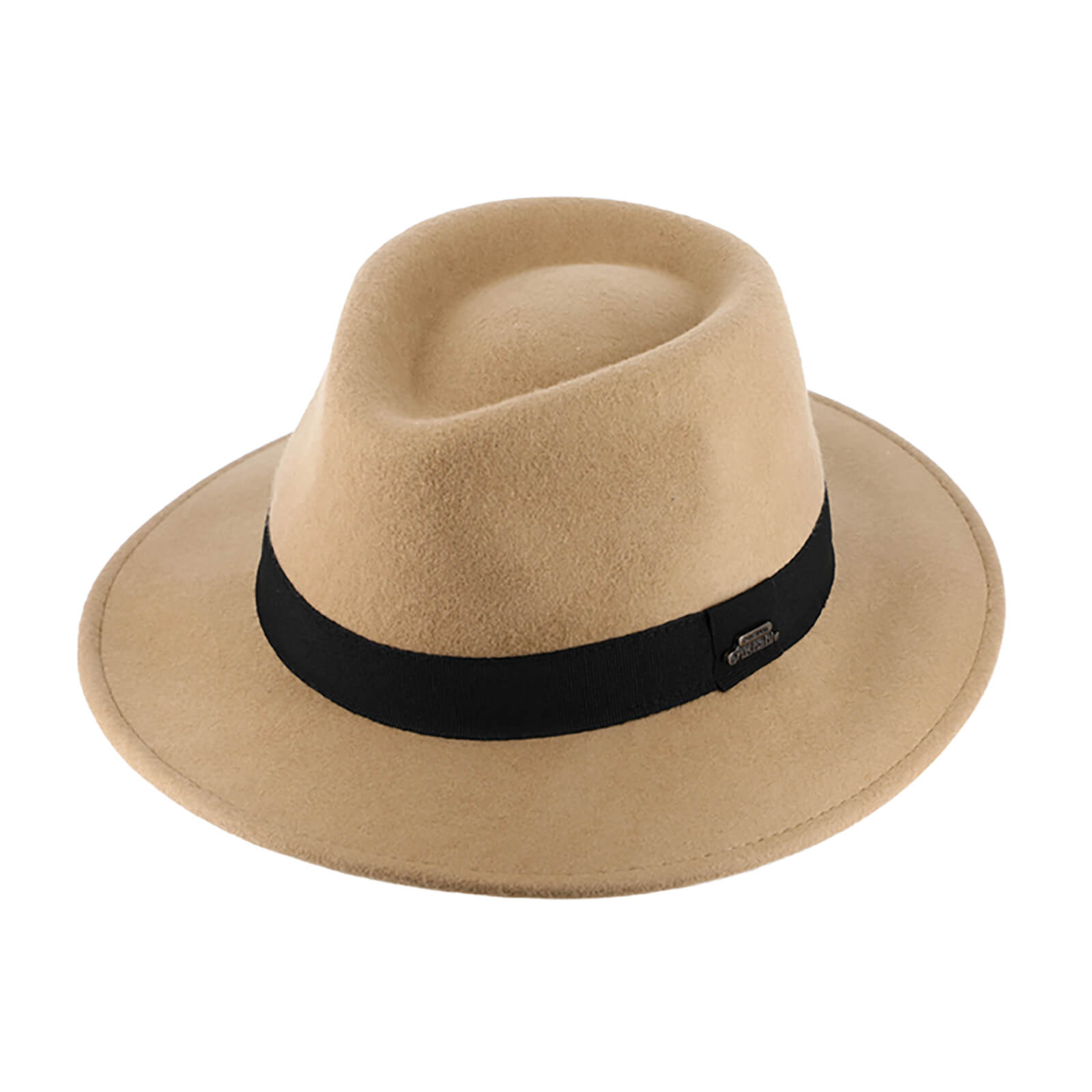 Fiebig Wollfilzhut Fedora waterproof und crushable Beige