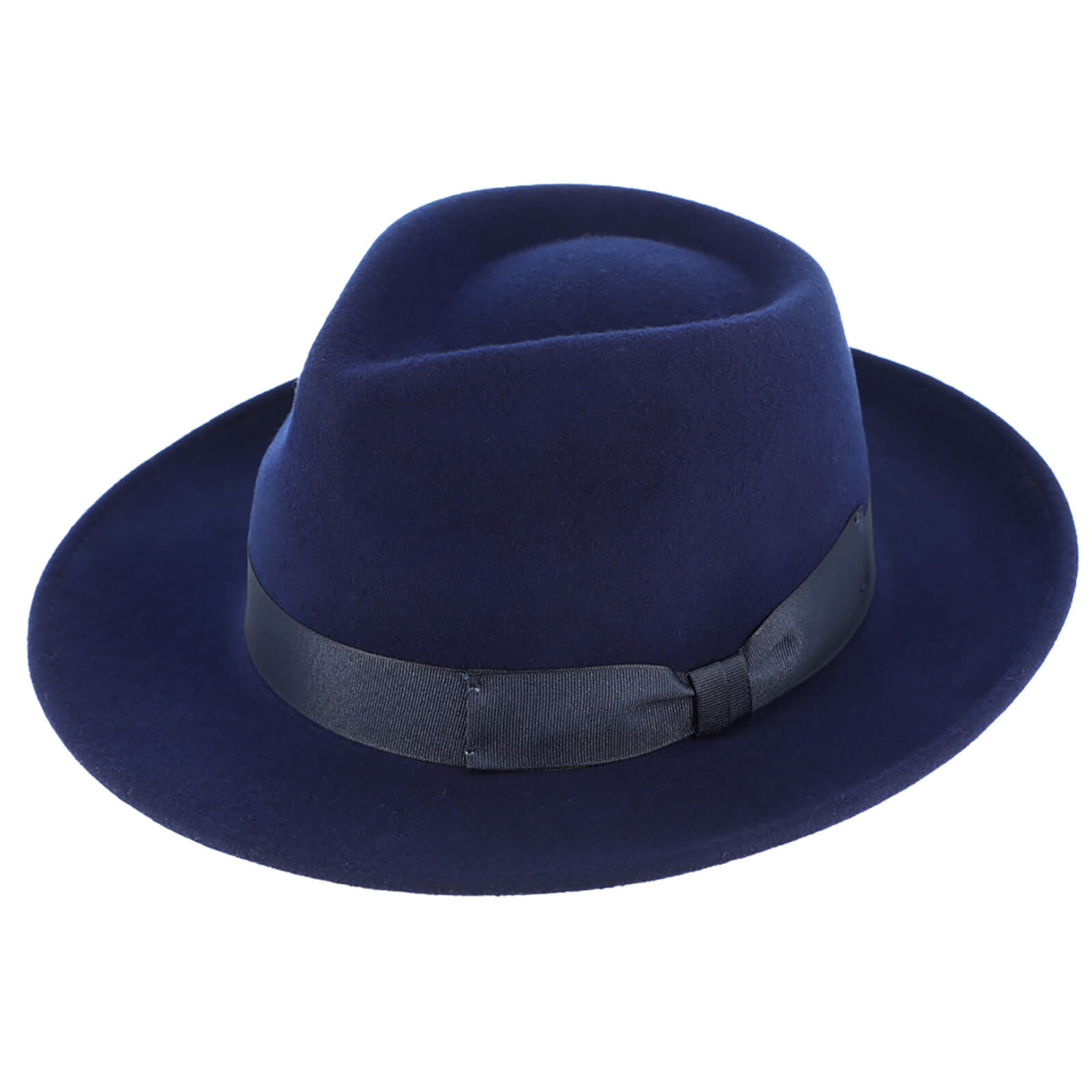 Fiebig Wollfilzhut Fedora Kaschmir Blau