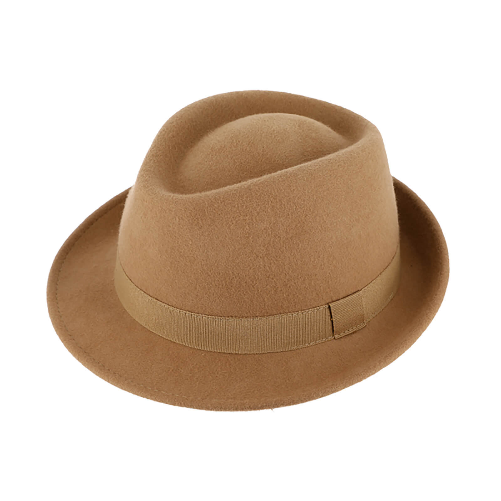 Fiebig Wollfilzhut Trilby uni Camel