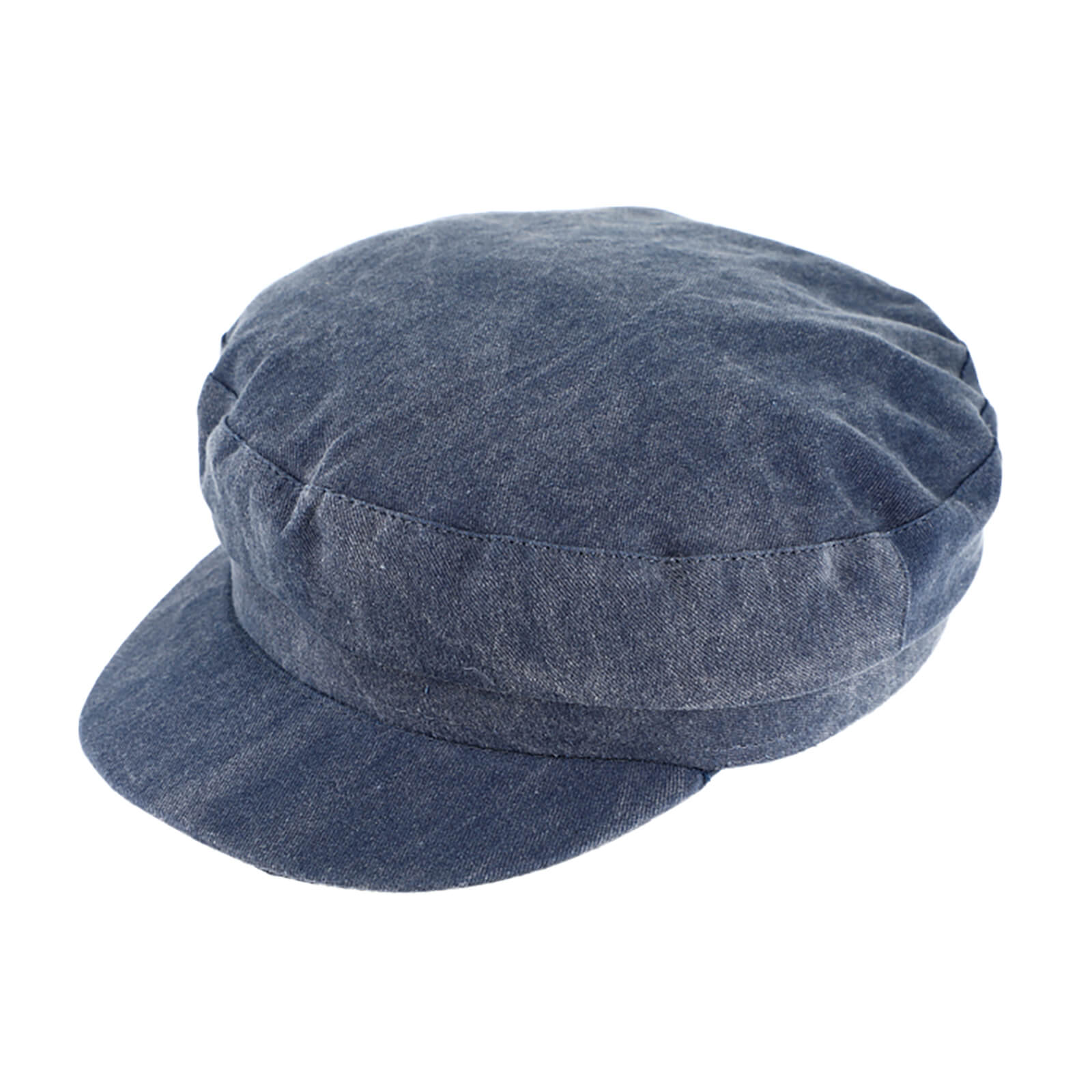 Fiebig Schiffermütze Washed Cotton Marineblau