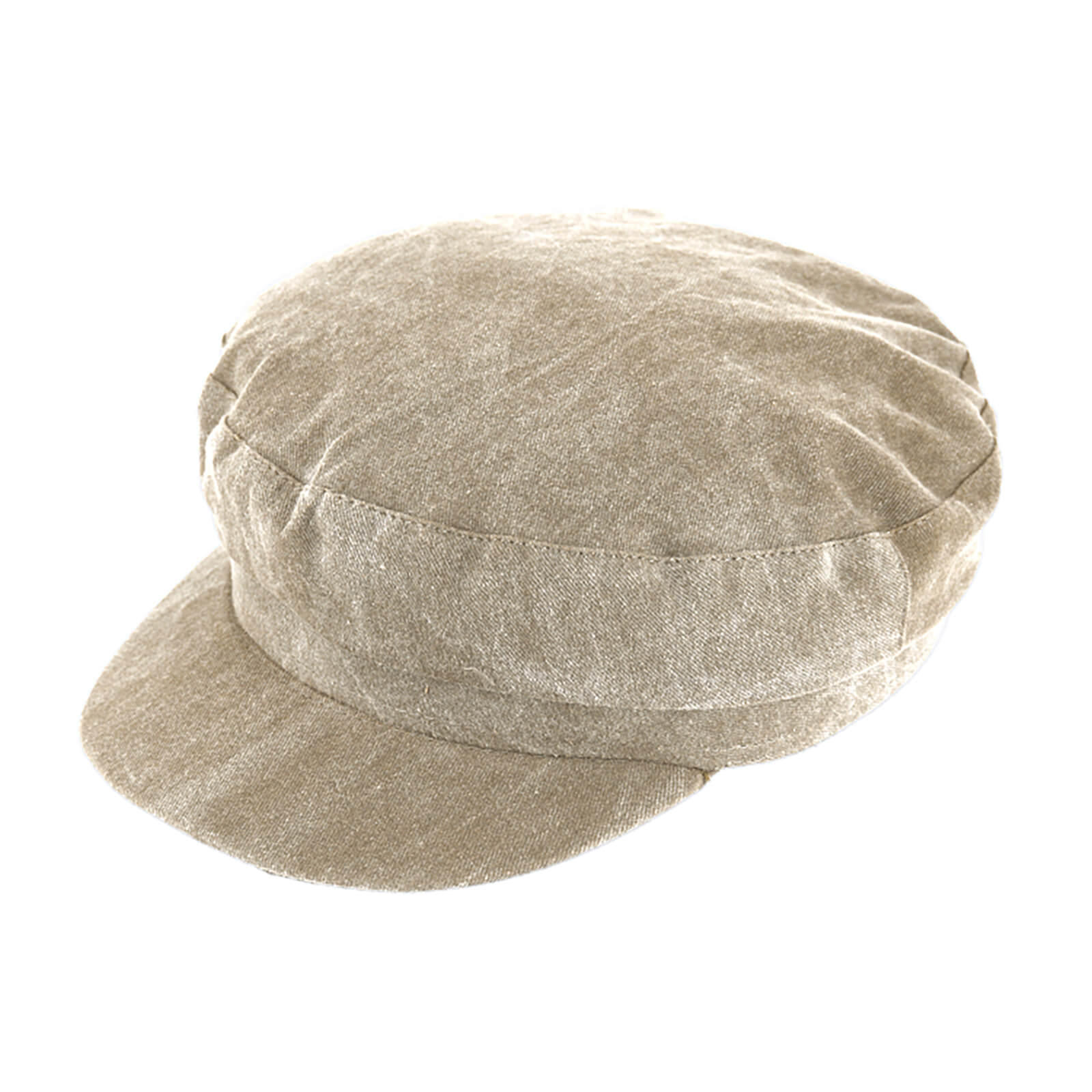 Fiebig Schiffermütze Washed Cotton Beige