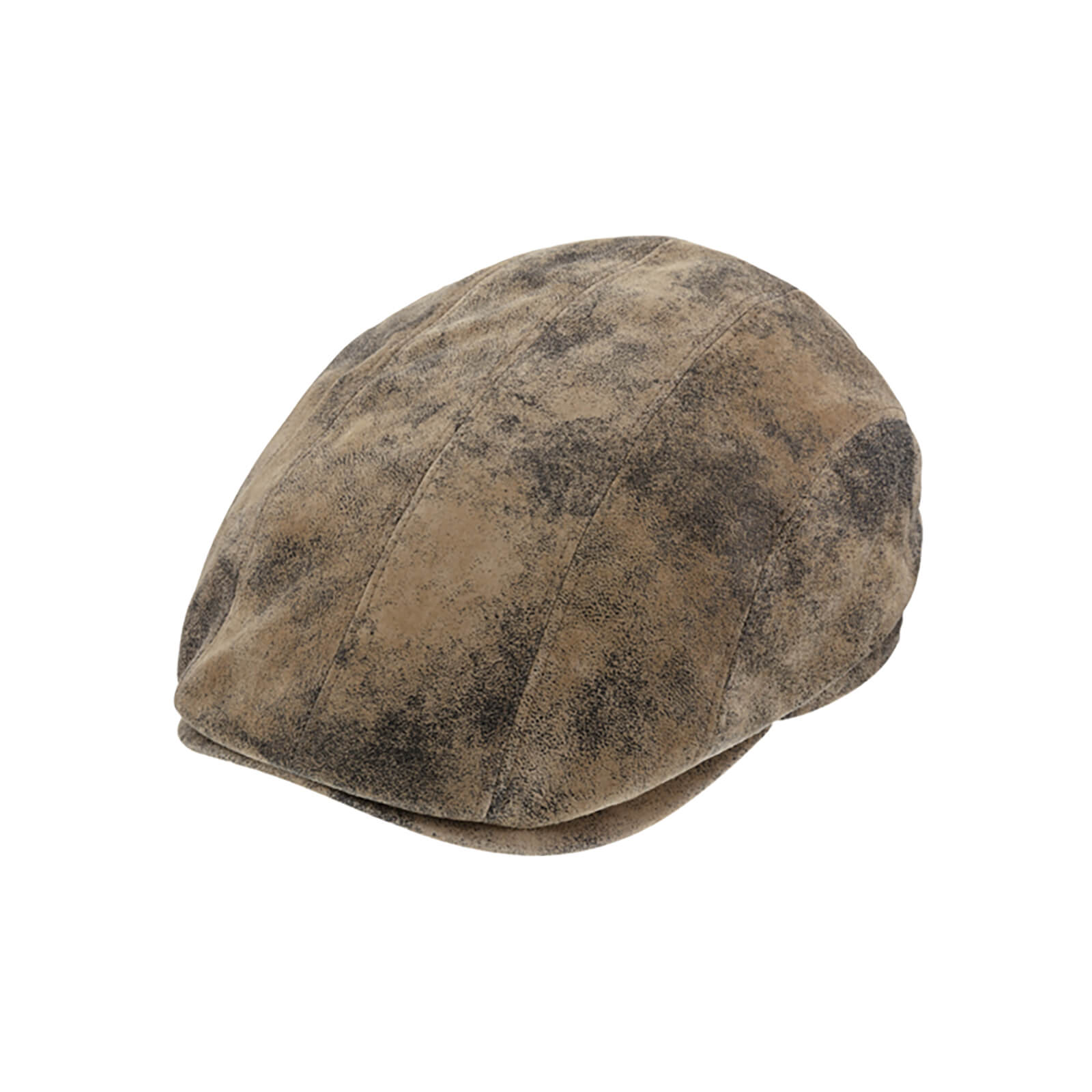 Fiebig Flatcap Leder Braun