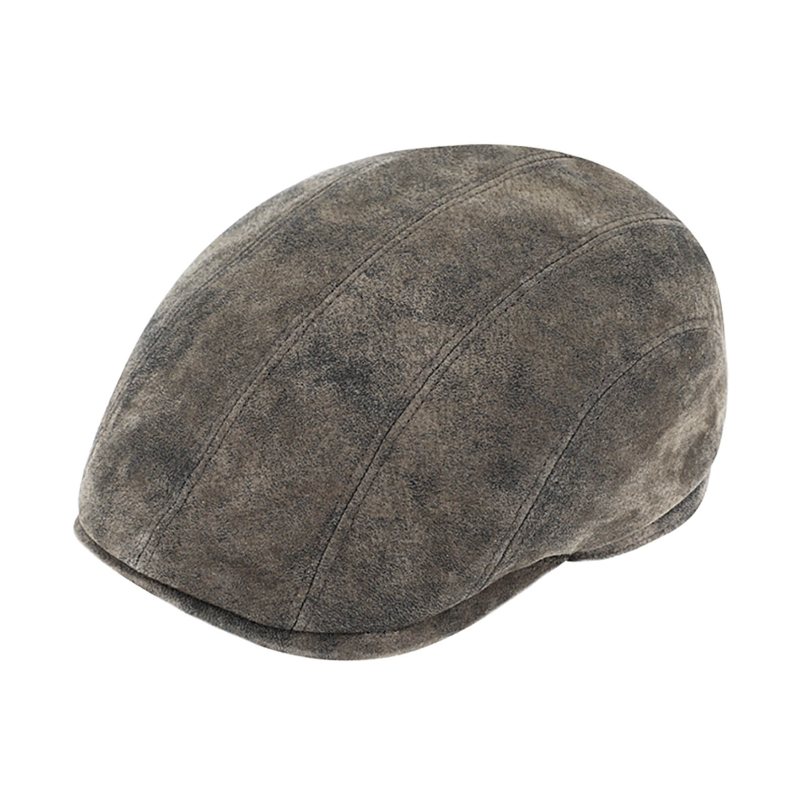 Fiebig Flatcap Leder Taupe