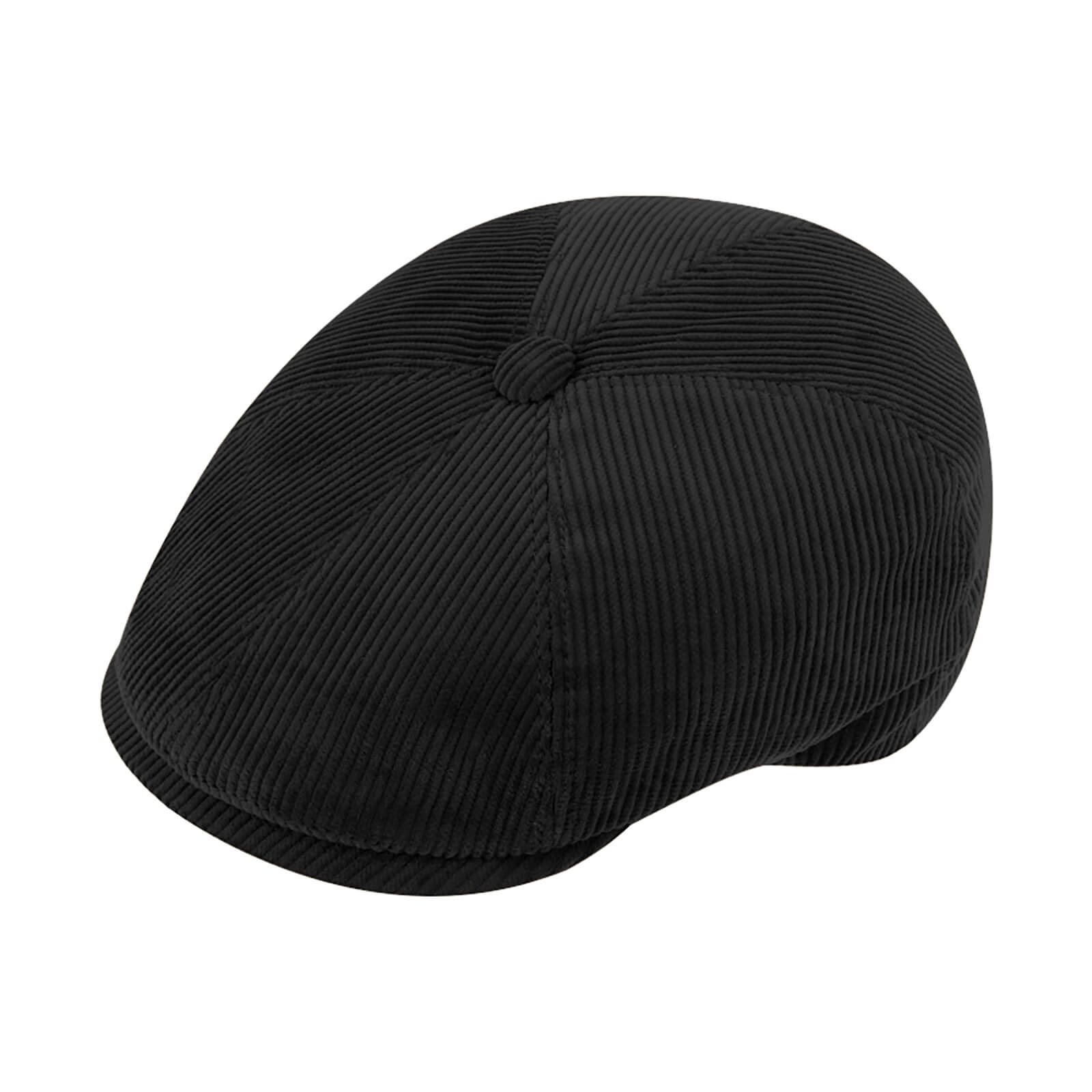 Fiebig 6-Panel Cap Cord uni Schwarz