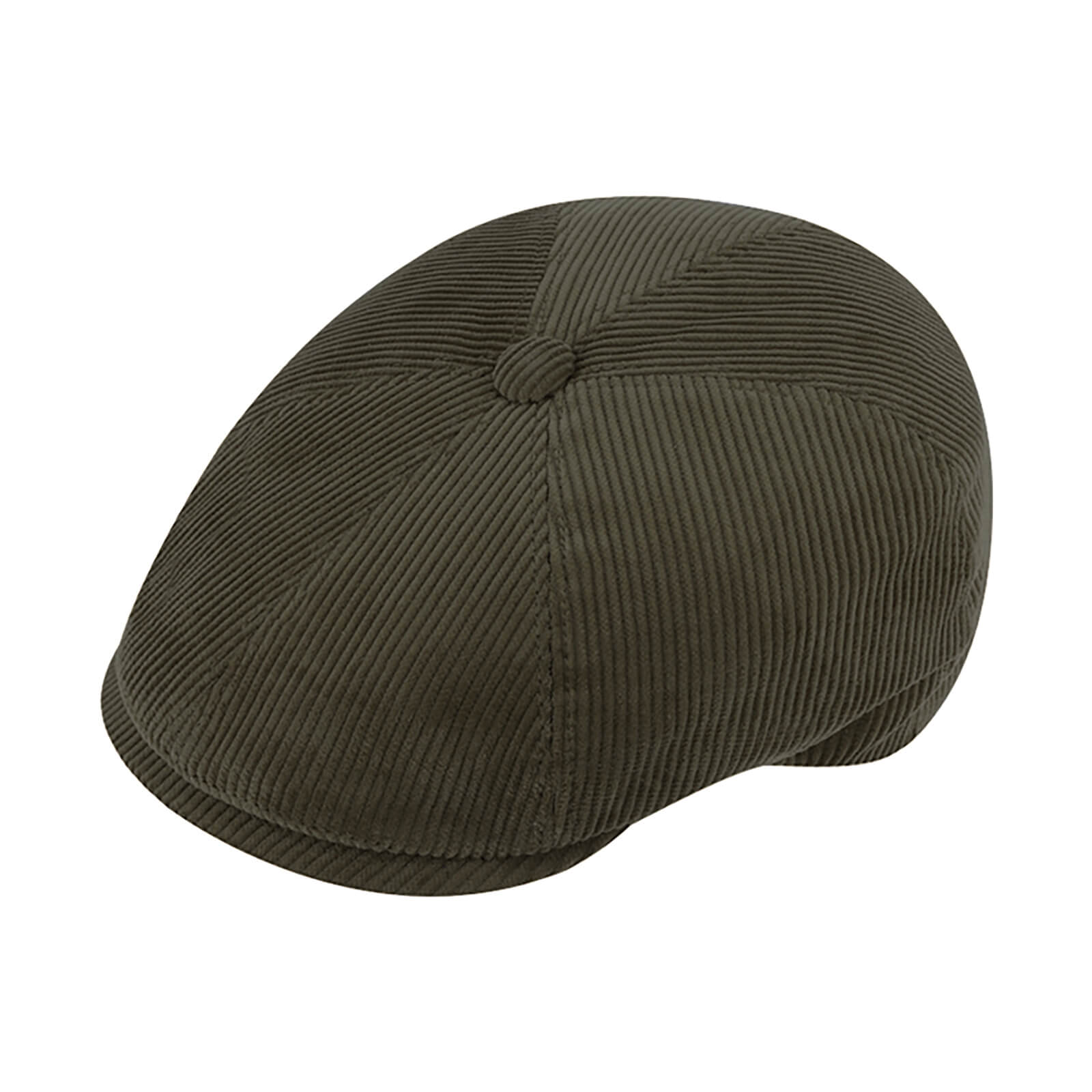 Fiebig 6-Panel Cap Cord uni Oliv
