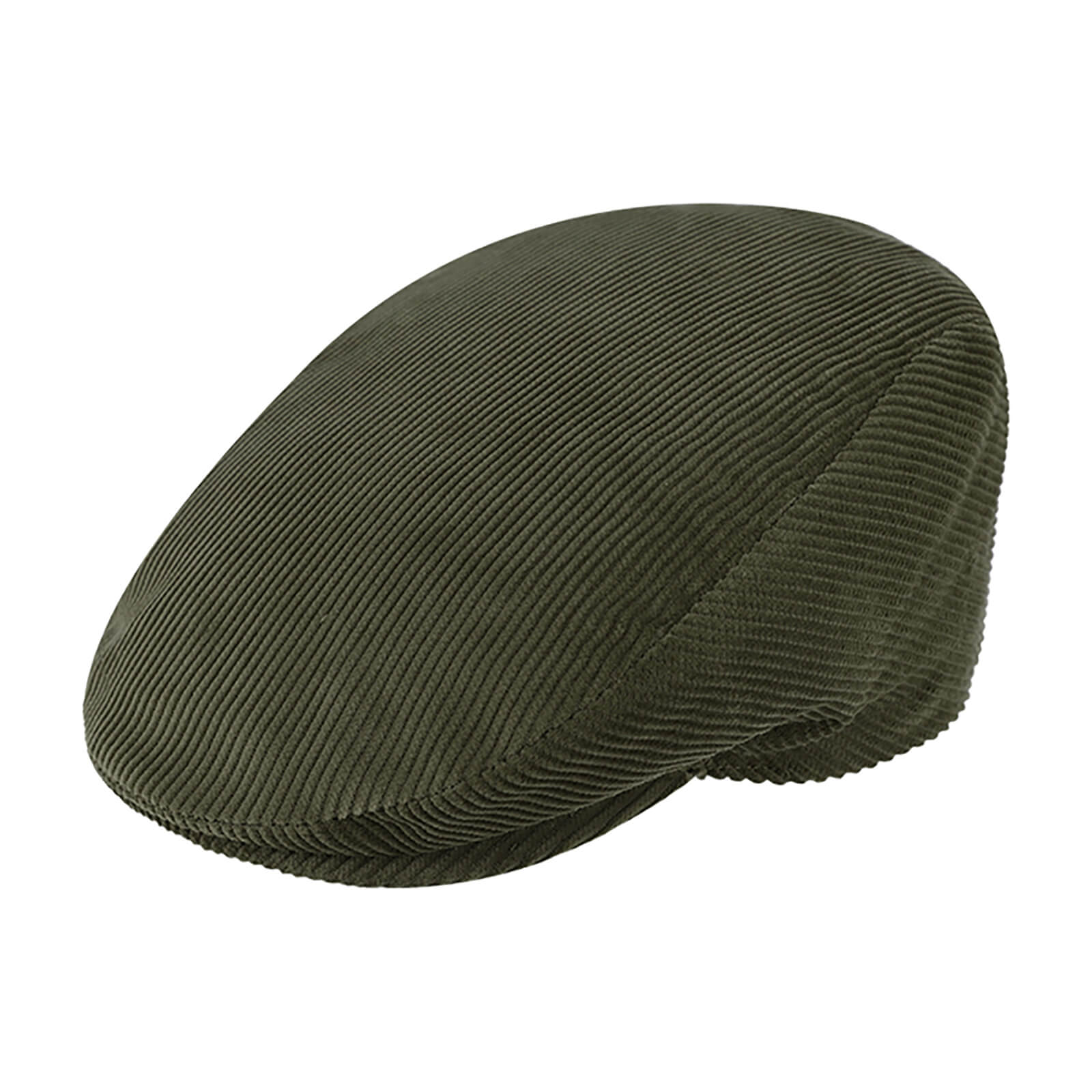 Fiebig Flatcap Cord uni Oliv
