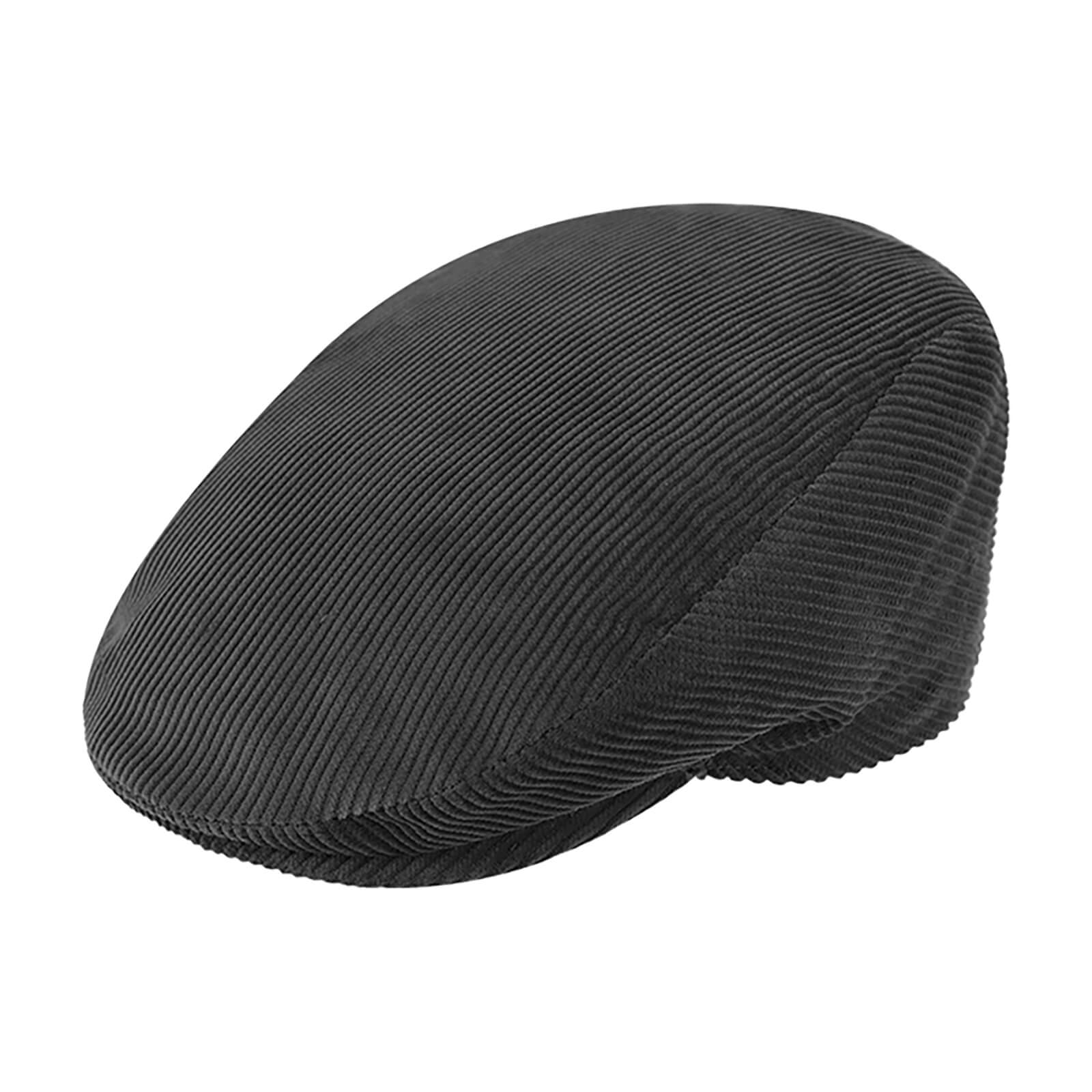 Fiebig Flatcap Cord uni Hellgrau