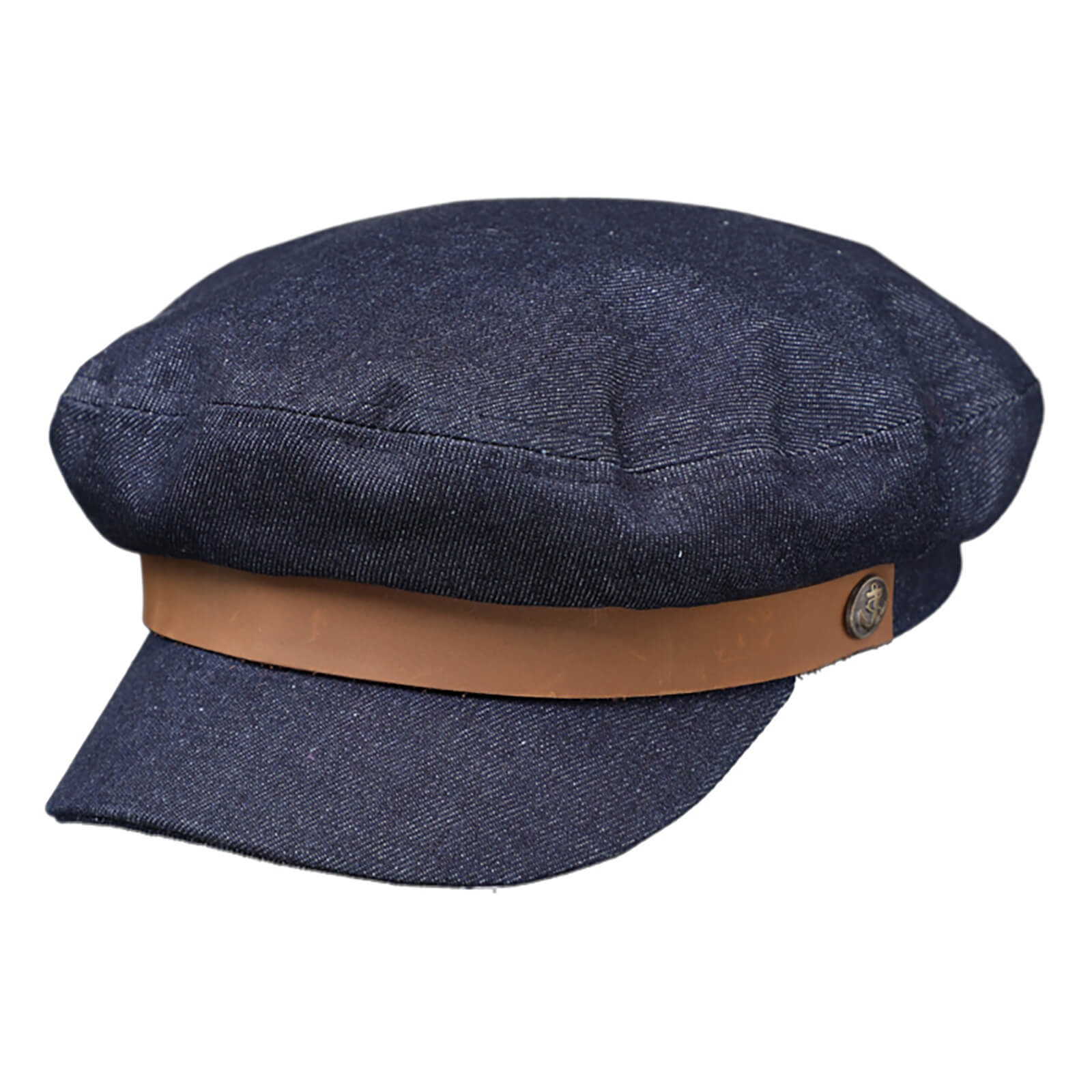 Fiebig Schiffermütze Canvas mit Ankerknöpfen Marineblau