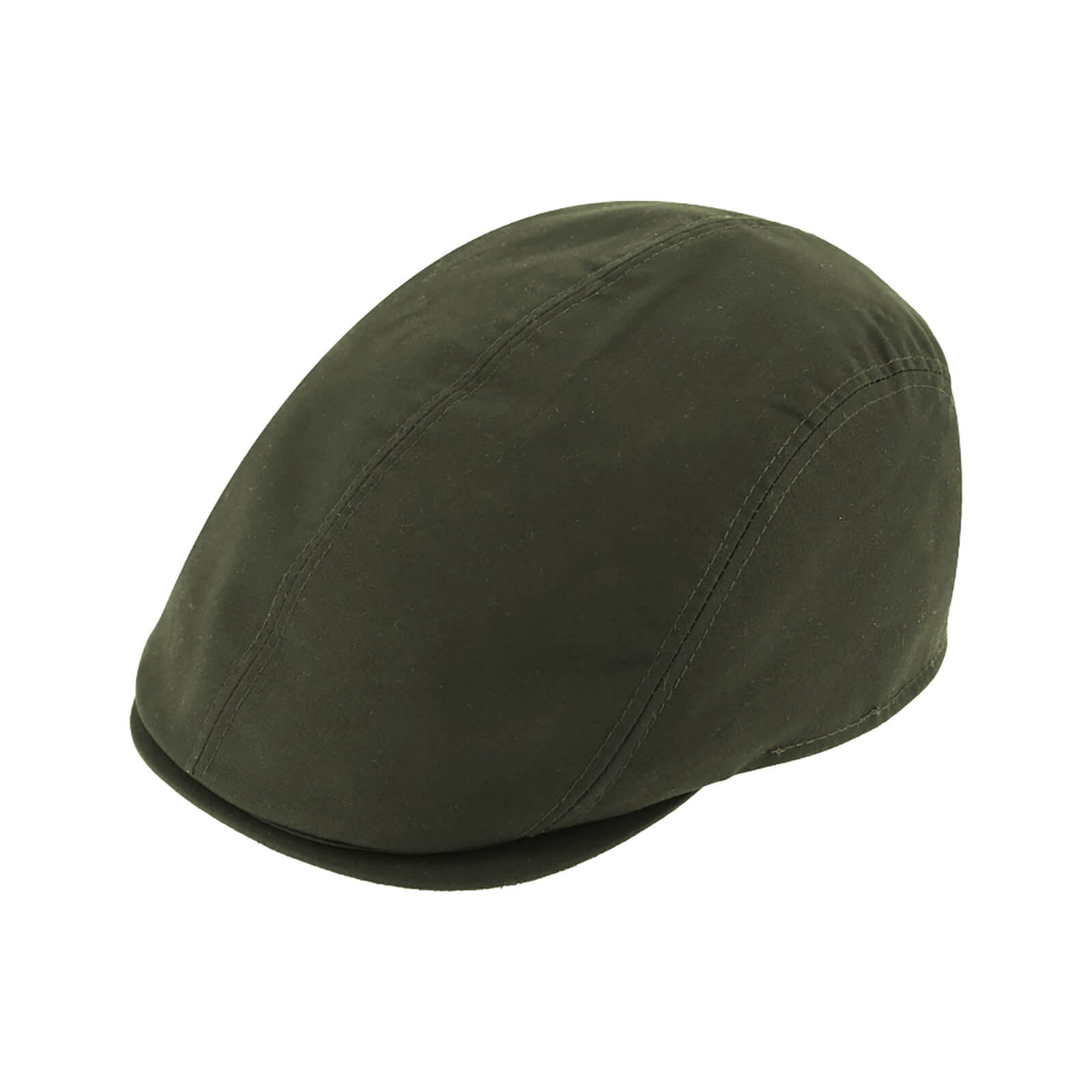 Fiebig Flatcap Baumwolle uni wasserabweisend Oliv