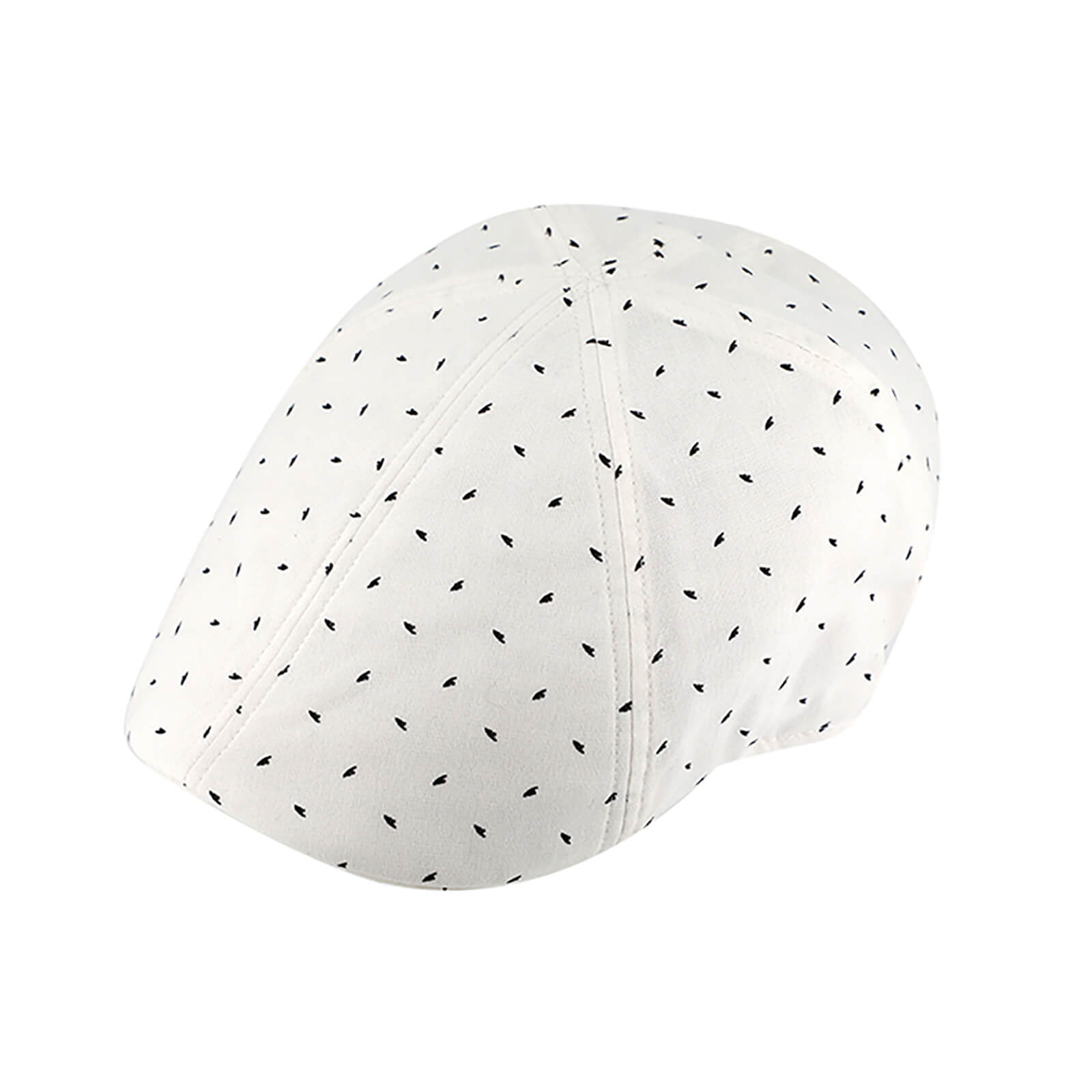 Fiebig 6-Panel Cap kleiner Print Weiss