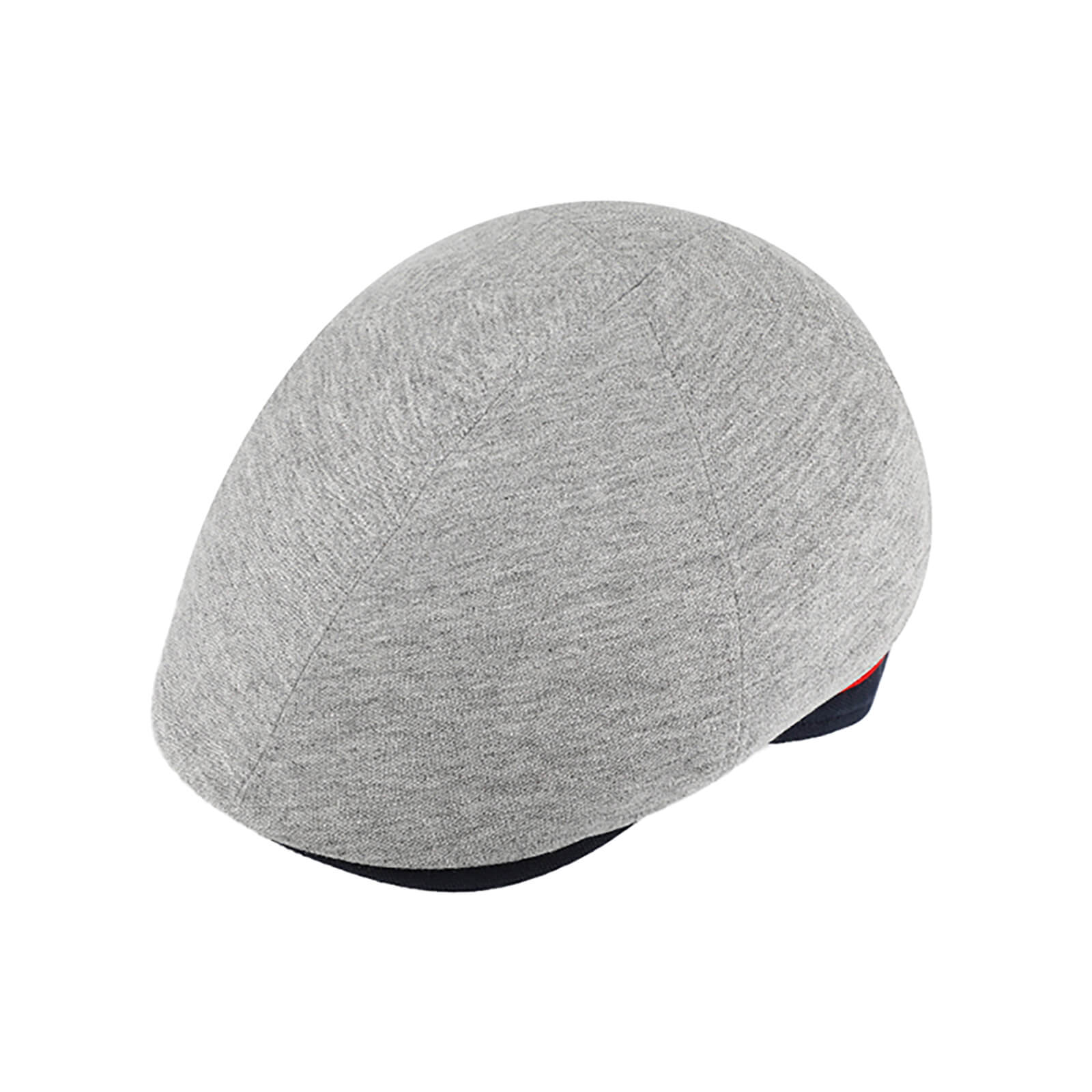 Fiebig 6-Panel Cap Baumwolle zweifarbig mit Steg Hellgrau