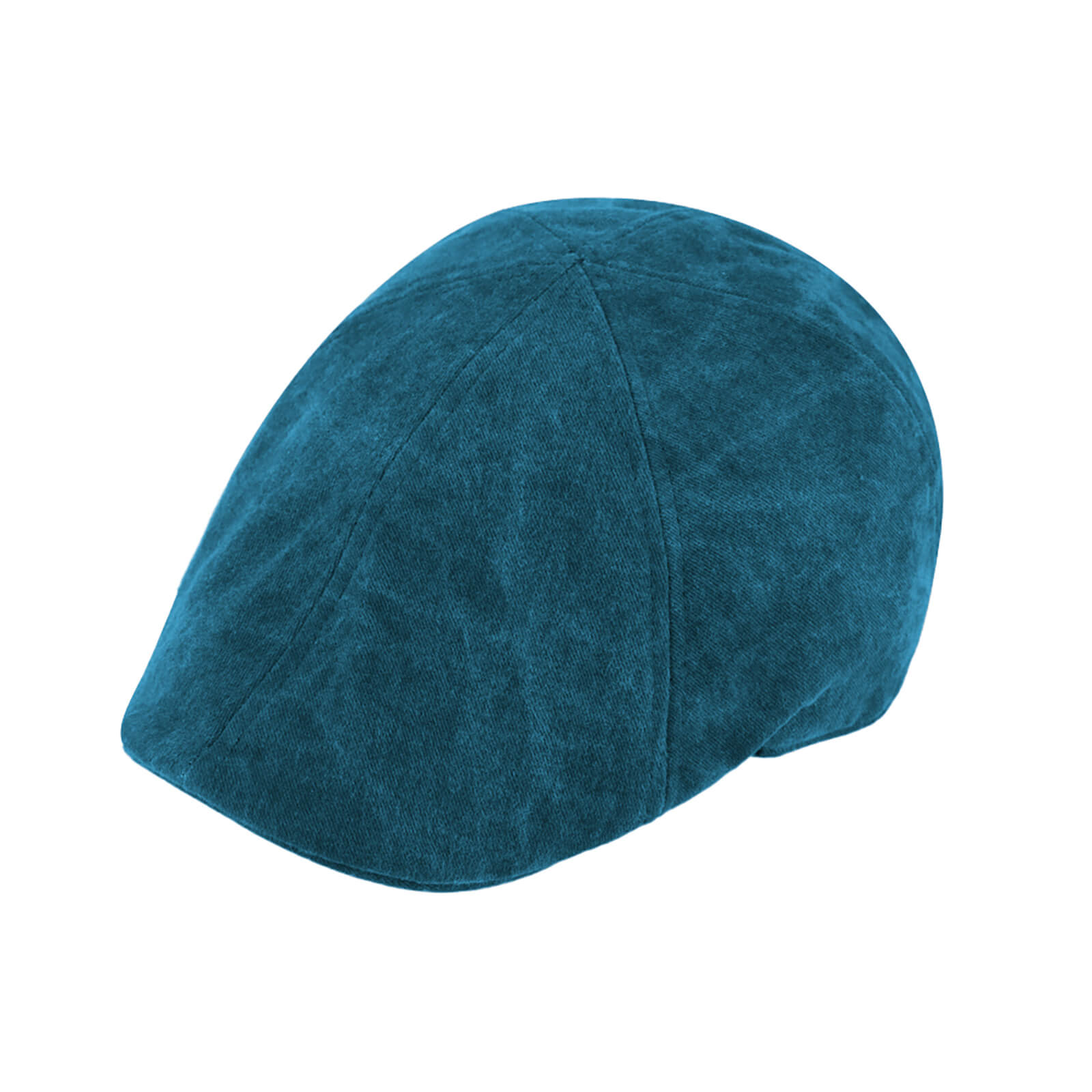 Fiebig 6-Panel Cap gewaschene Baumwolle uni UV Schutz Marineblau