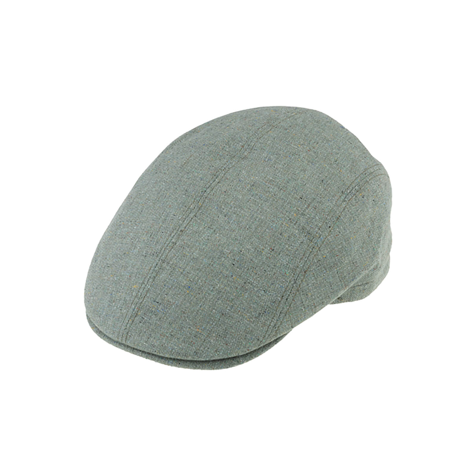 Fiebig Flatcap Seide mit Steg uni UV-Schutz Salbei