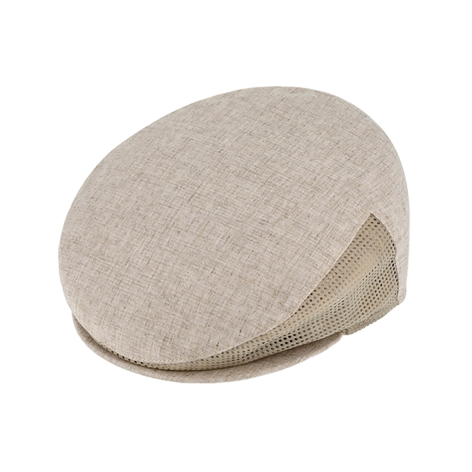 Fiebig Flatcap mit Mesh-Einsatz Beige