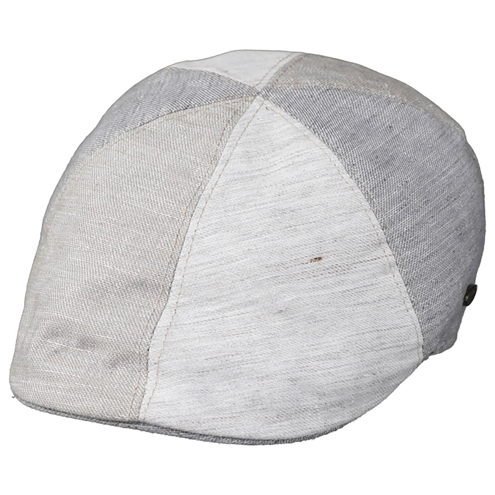 Fiebig 6-Panel Cap Leinen Hellgrau
