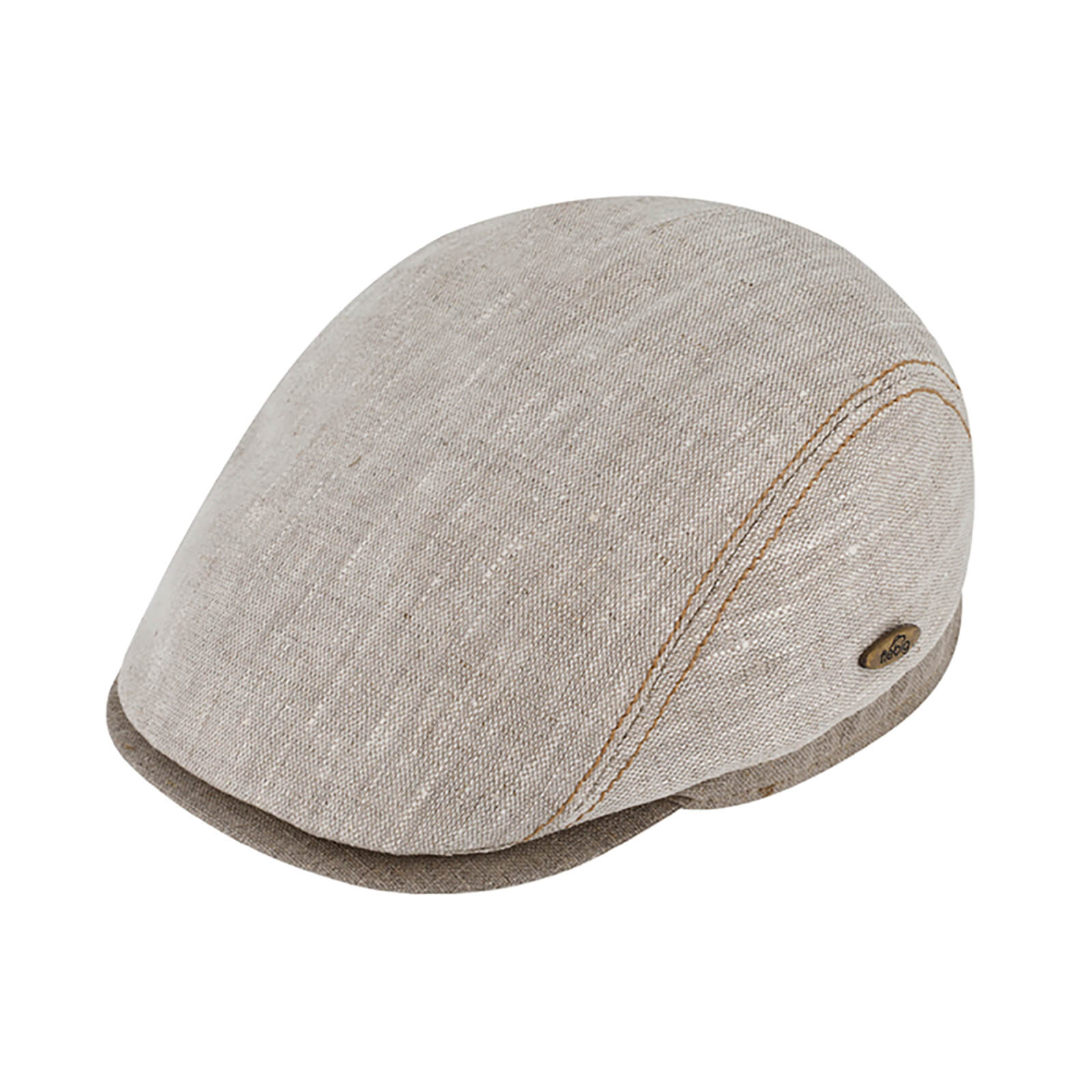 Fiebig Flatcap Leinen mit Steg UV-Schutz Natur